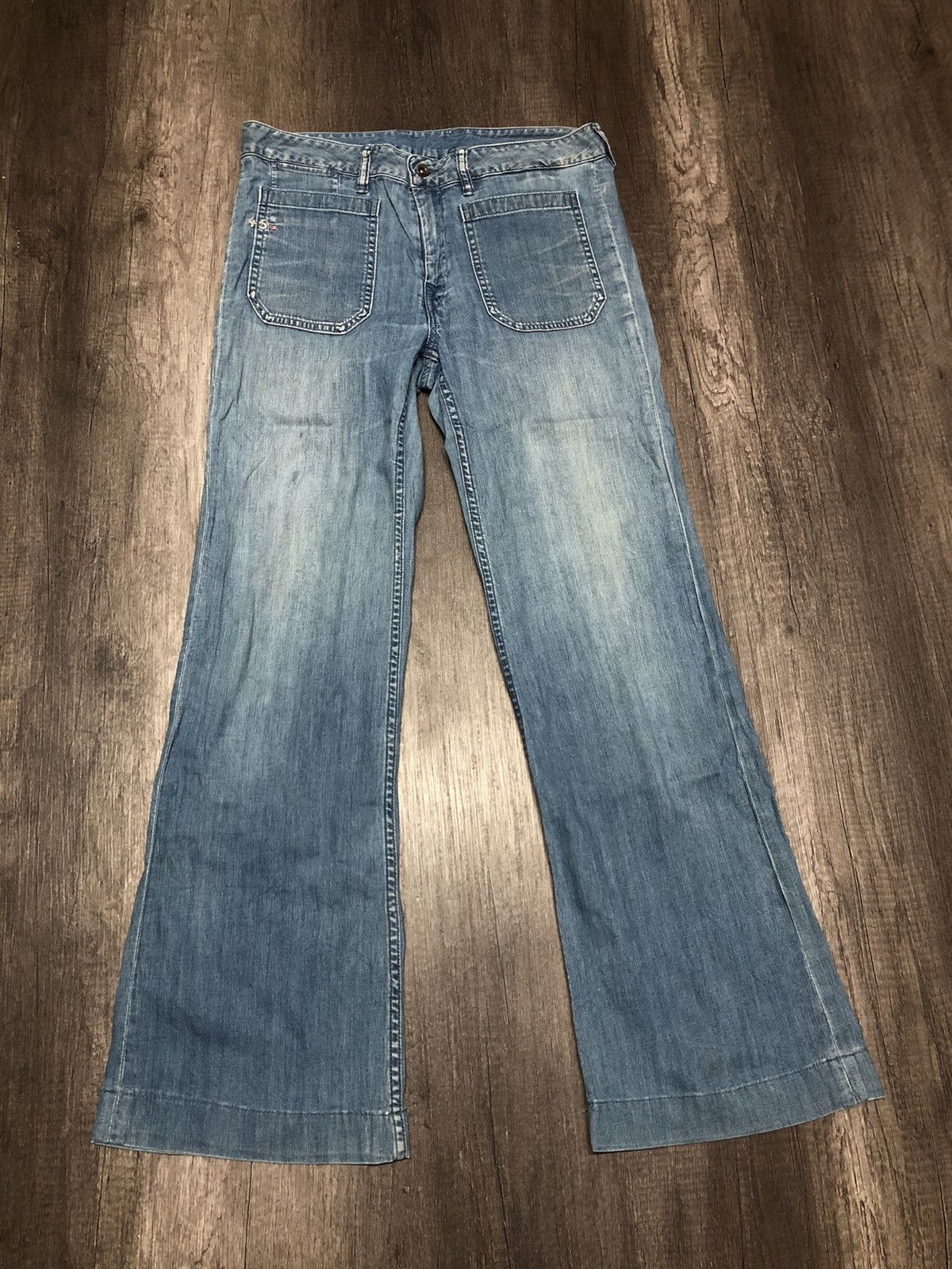 45rpm Vintage 45rpm Bush Pants Jeans Unisex Design Size US 32 / EU 48 - 1 Thumbnail