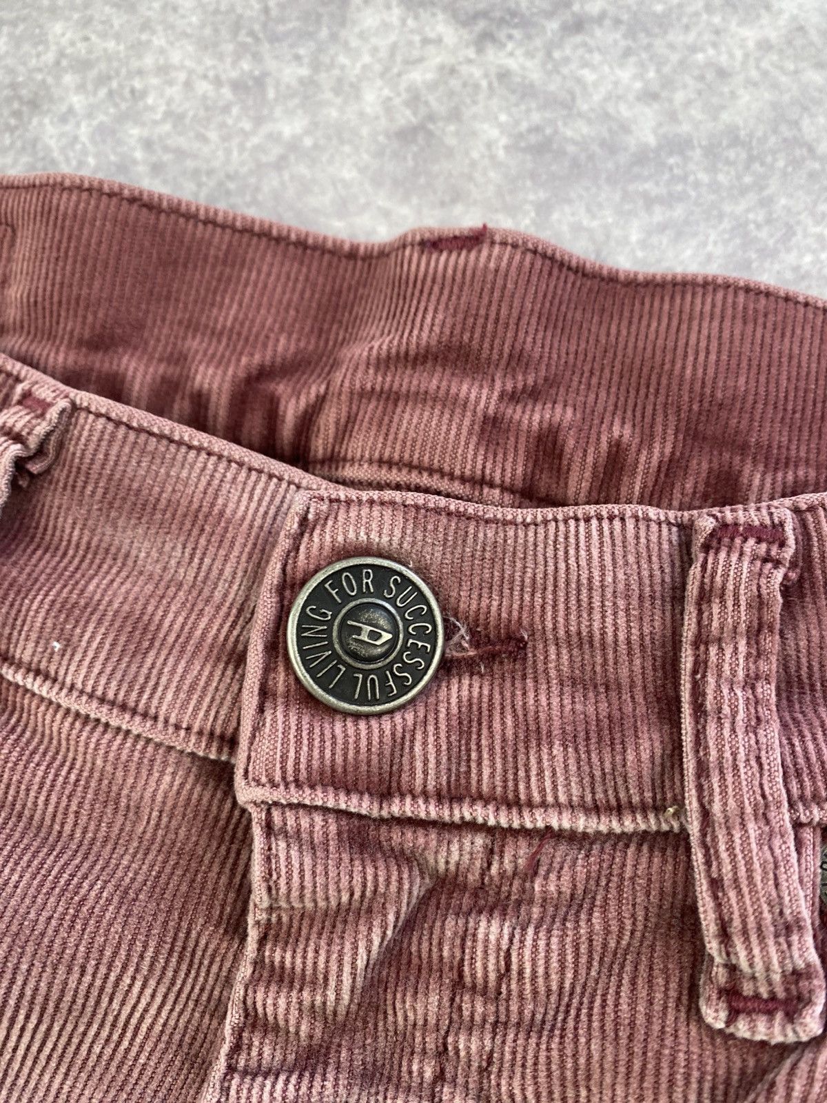 Diesel Diesel D-Akemi Corduroy Flared Baggy Pants Balenci Style Size 27" / US 4 / IT 40 - 4 Thumbnail