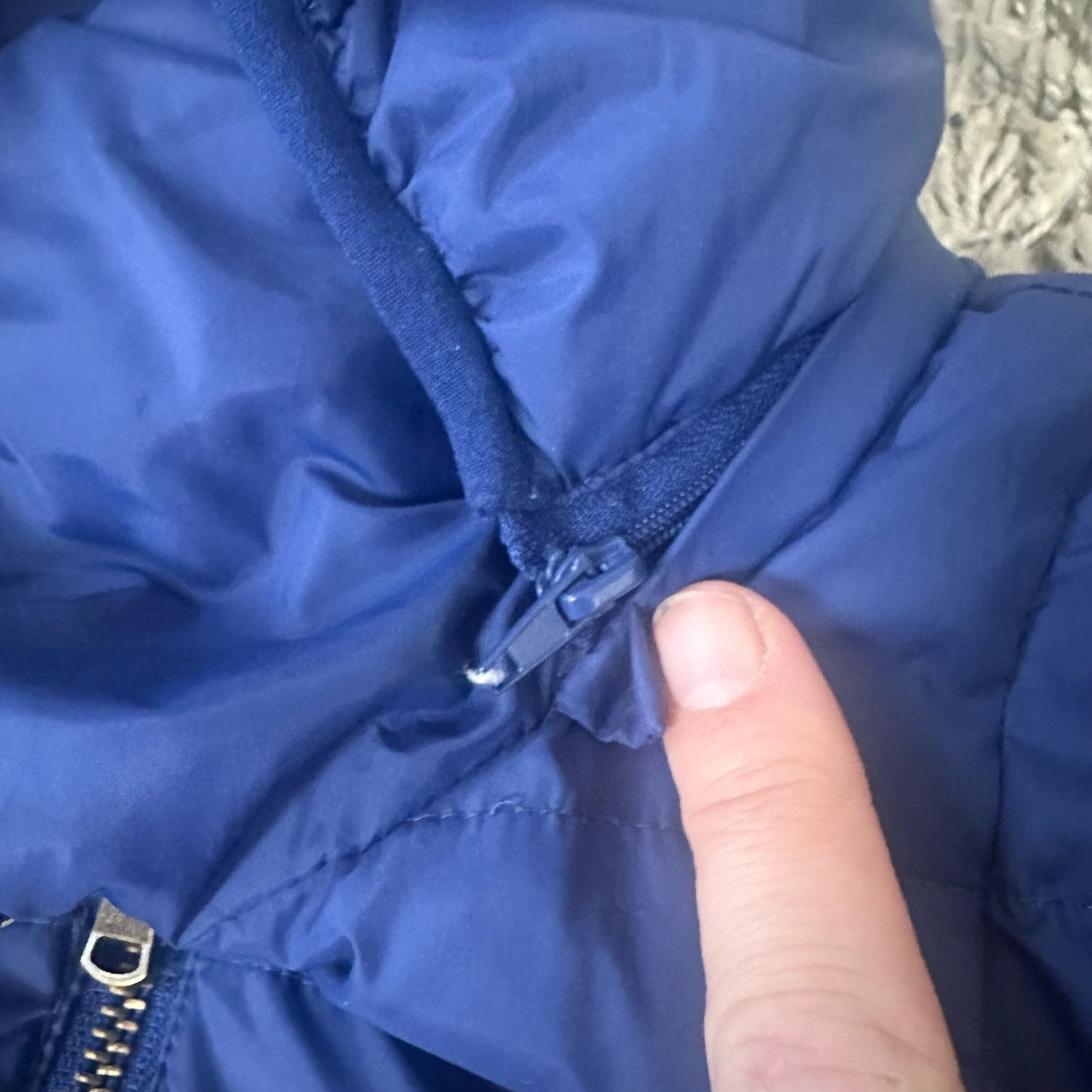 Other Metaphor Blue Long Mid Length Down Puffer Jacket Coat XL Size XL / US 12-14 / IT 48-50 - 7 Thumbnail