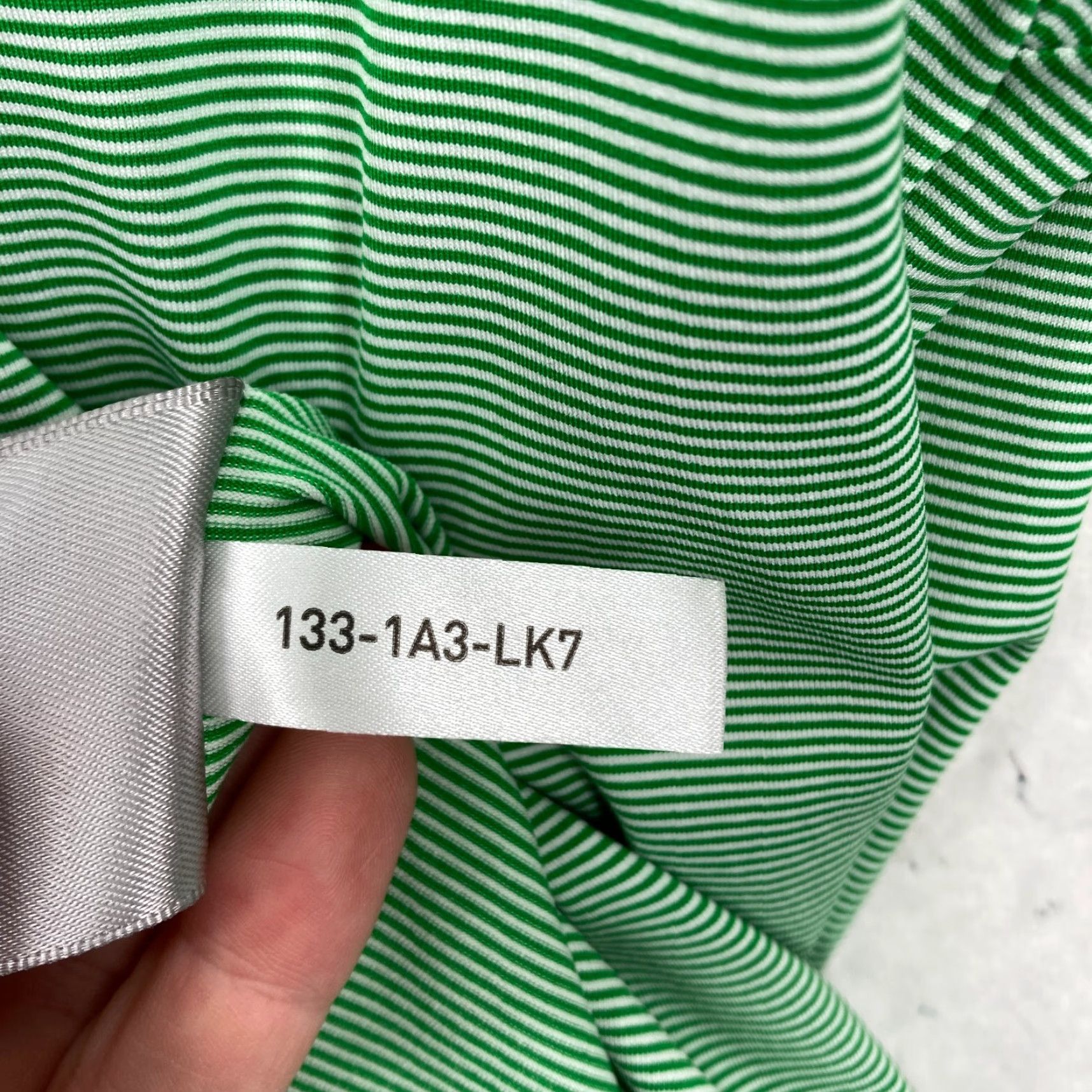 KJUS Kjus Soren Polo Shirt Mens 2XL Green Striped Short Sleeve UPF 50+ Golf Preppy Shirt Size US XXL / EU 58 / 5 - 7 Thumbnail