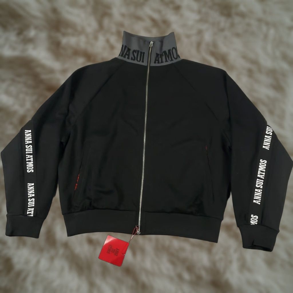 Vintage Atmos Jacket Mens Size Medium Black Full Zip Track Jacket Size US M / EU 48-50 / 2 - 1 Thumbnail