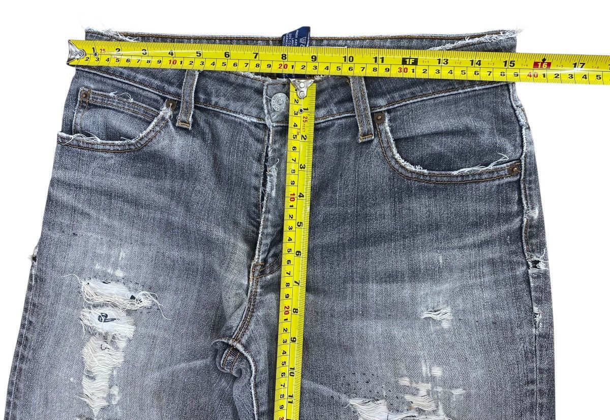 Gap Gap Distressed Ripped With Patchwork Style Flare Jeans Size US 30 / EU 46 - 9 Thumbnail
