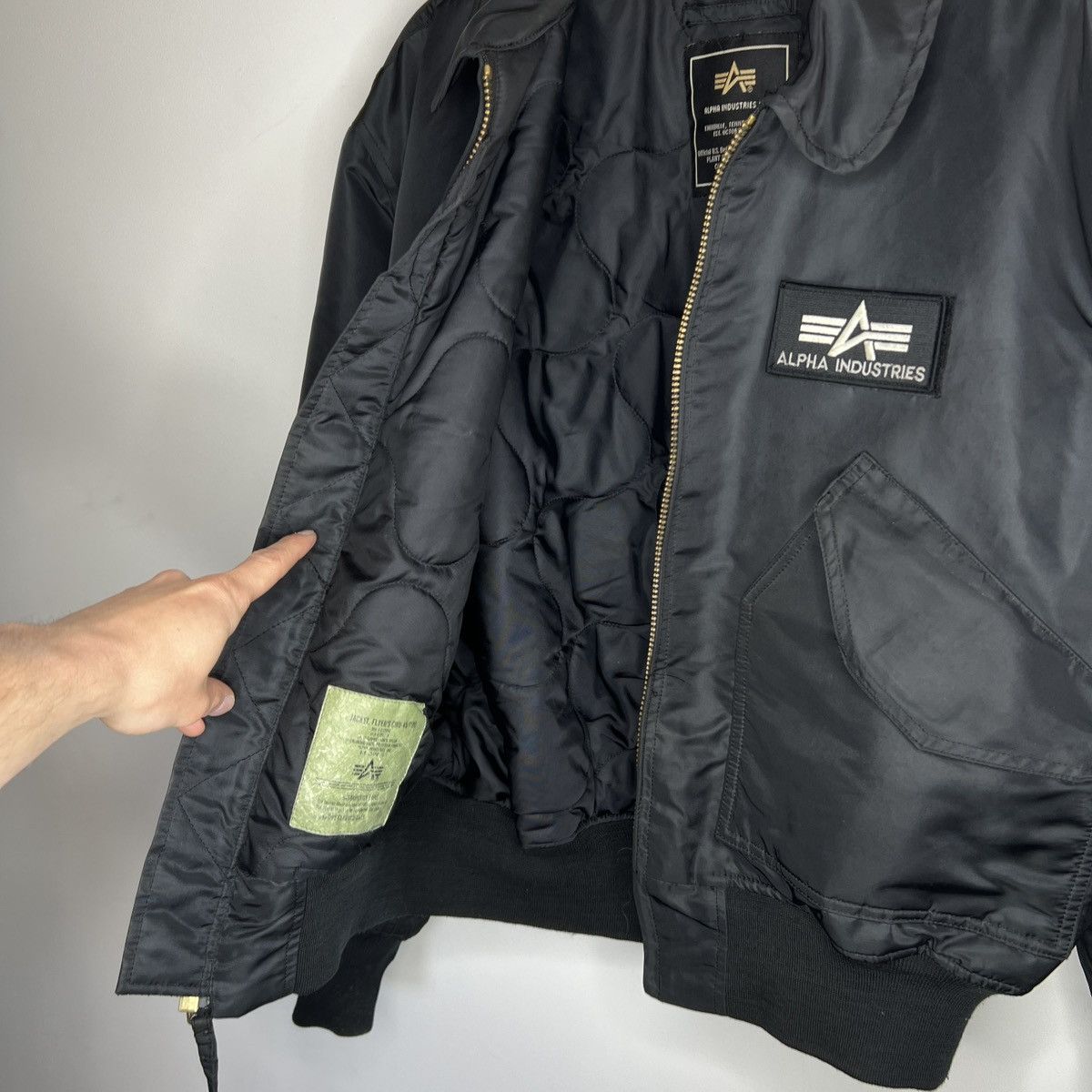 Alpha Industries × Vintage ALPHA INDUSTRIES VINTAGE CWU-45 BOMBER JAKCET Y2K Size US L / EU 52-54 / 3 - 6 Thumbnail
