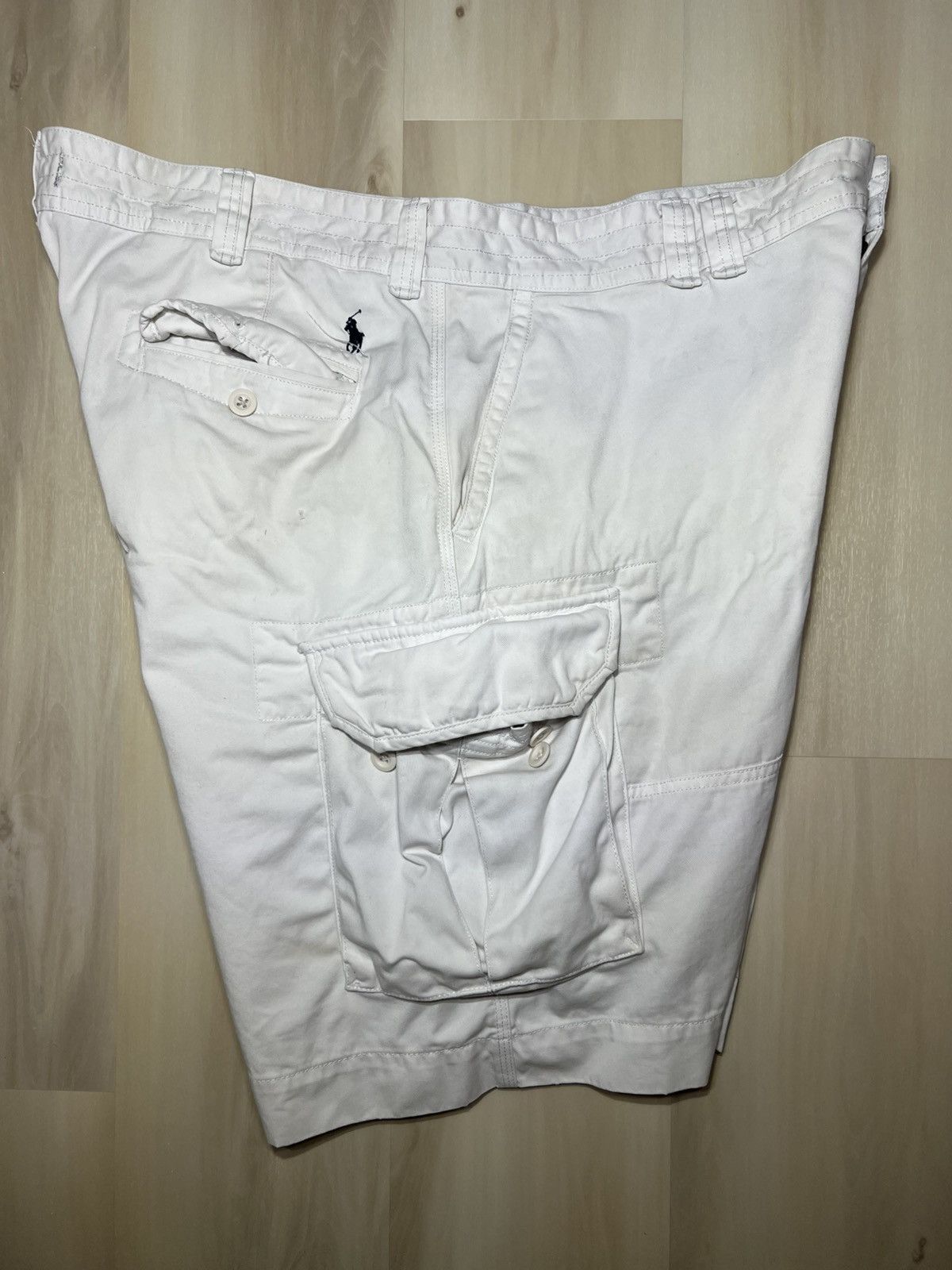 Polo Ralph Lauren Polo Ralph Lauren Shorts sz 42 White Cargo Pockets Utility Size US 42 / EU 58 - 8 Thumbnail