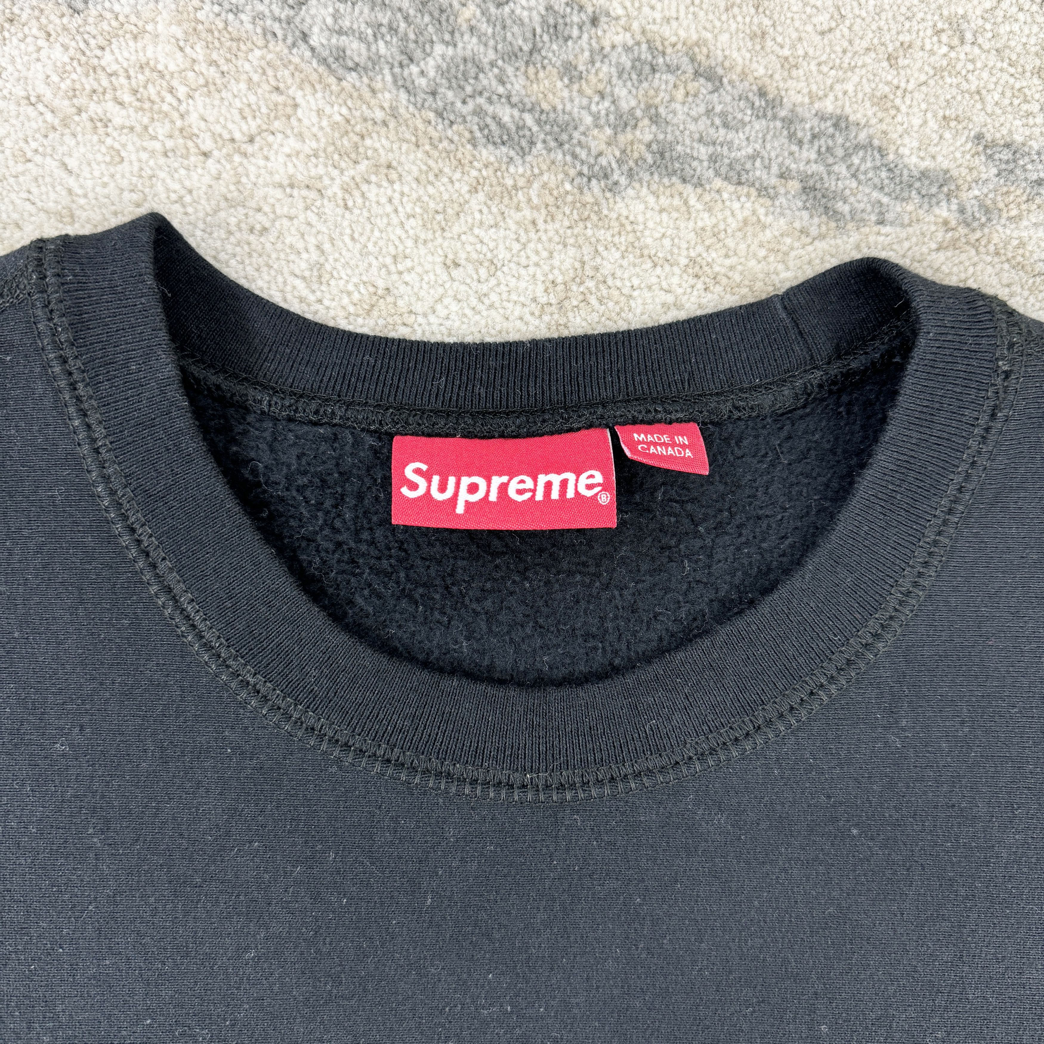 Supreme Supreme Box Logo Crewneck Sweatshirt In Black RRP £500 Size US M / EU 48-50 / 2 - 5 Thumbnail