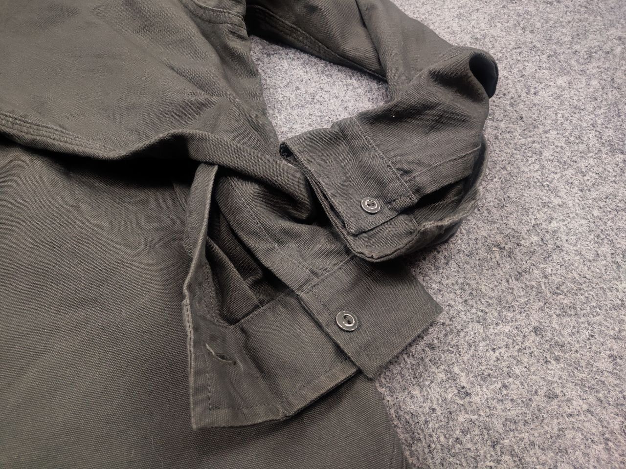 Tellason Vintage Tellason Drab Flap Long Sleeve Button Work Shirt USA Size US S / EU 44-46 / 1 - 10 Thumbnail