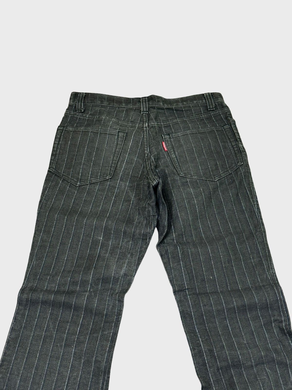 Tornado Mart FLARED TORNADO MART STRIPED BOOTCUT DENIM Size US 28 / EU 44 - 7 Thumbnail