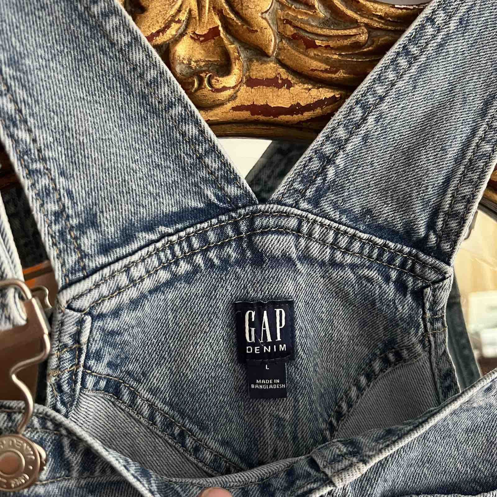 Gap GAP DENIM OVERALLS SZ L Size 26" / US 2 / IT 38 - 5 Thumbnail