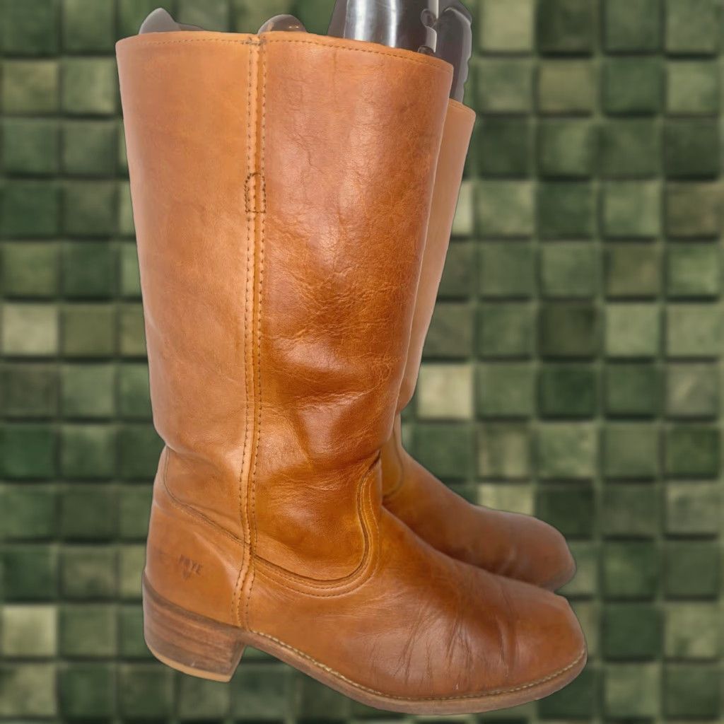 VINTAGE Frye Campus Western Boots Men's Size Leather Tall