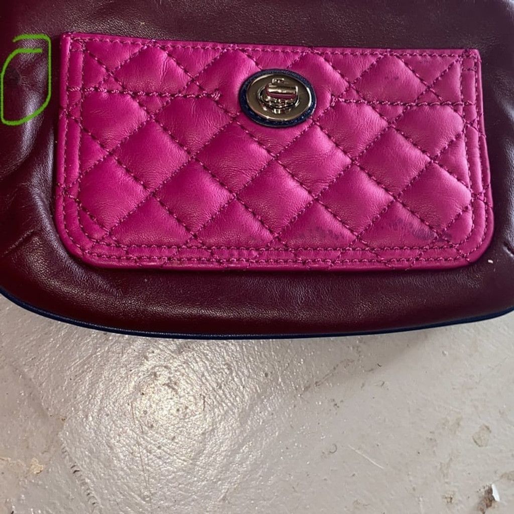 Coach COACH quilted park wristlet, NWT F50097 burgundy leather Size ONE SIZE - 4 Thumbnail