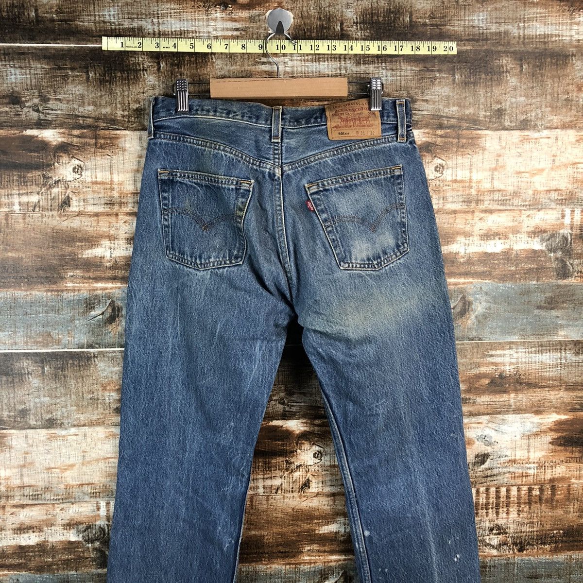 Levi's DL Levis 501 X Wildstyle super Lovers Rock denim #A2620 Size US 31 - 17 Thumbnail