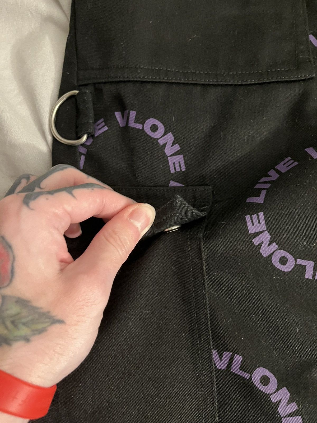 Vlone Vlone black and purple bondage pants Size US 30 / EU 46 - 3 Thumbnail