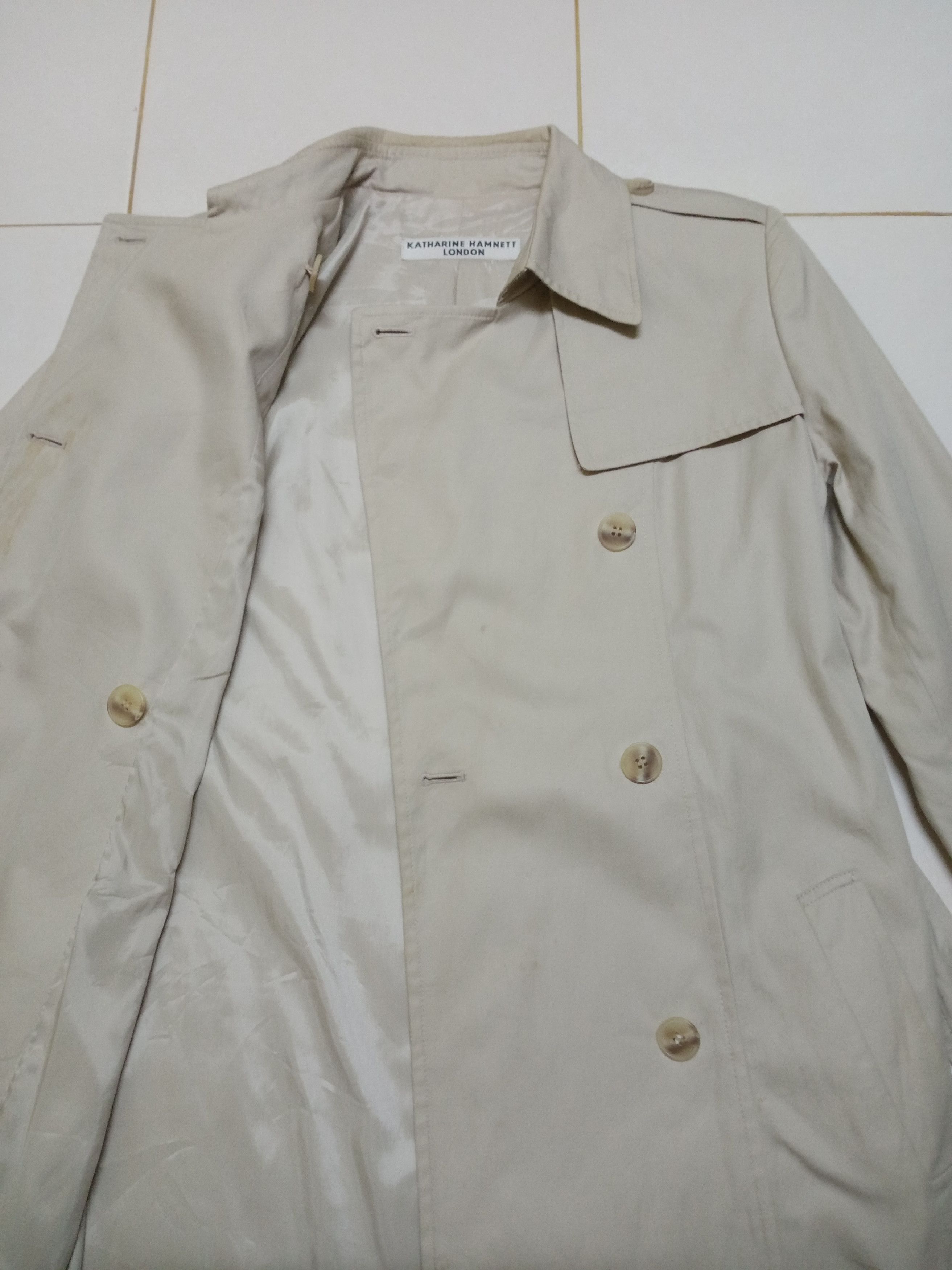 Katharine Hamnett London Katharine Hamnett London Double Breasted Trench Coat Size US S / EU 44-46 / 1 - 10 Thumbnail