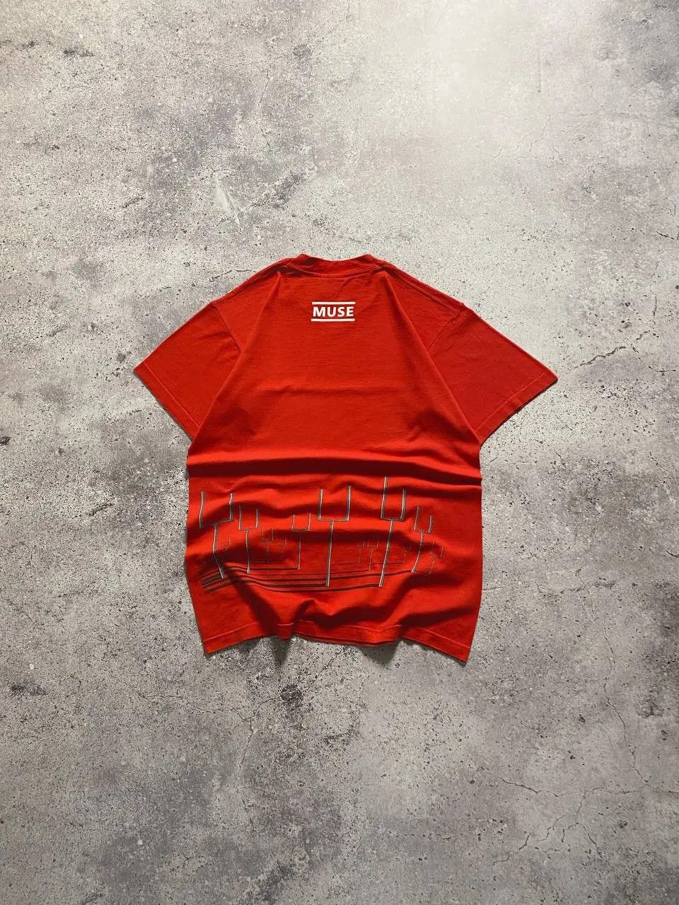 Band Tees VINTAGE 2000s MUSE “ SYMMETRY” ALBUM ROCK BAND T SHIRT Size US M / EU 48-50 / 2 - 8 Thumbnail