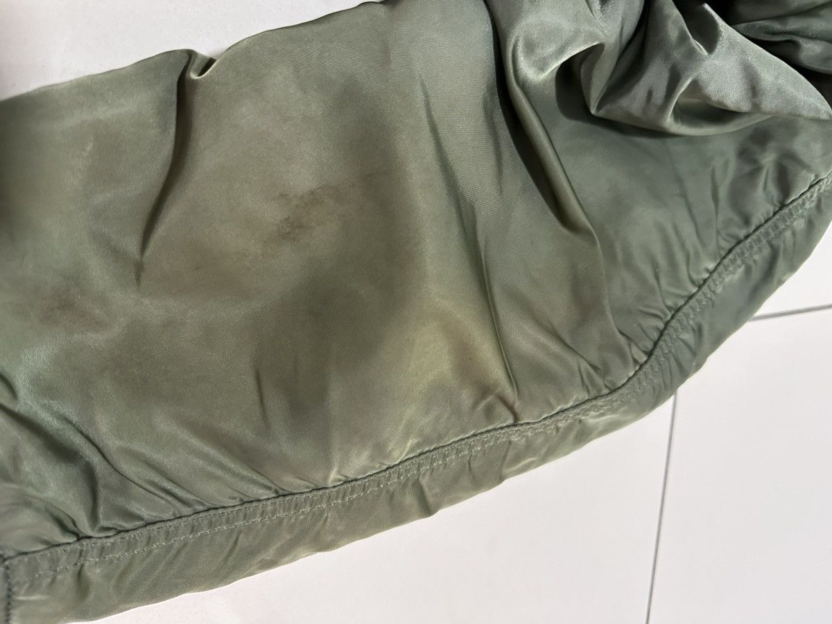 Alpha Industries Vintage 90s Alpha Industries Ma-1 Flight Jacket Fashion Army Size US L / EU 52-54 / 3 - 7 Thumbnail