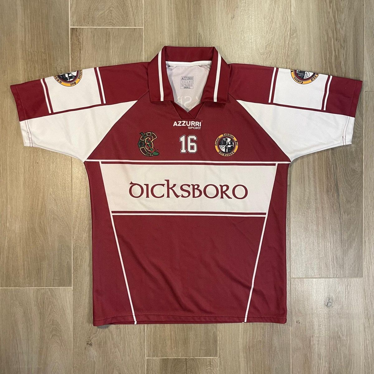Other Dicksboro Azzurri Match worn player issue rugby gaa y2k Size US S / EU 44-46 / 1 - 1 Thumbnail