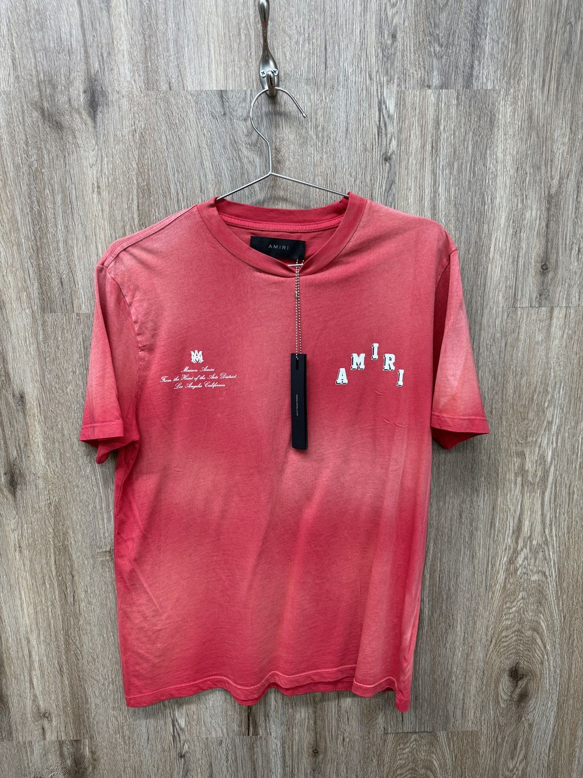 Amiri Amiri Collegiate Short Sleeve Size US S / EU 44-46 / 1 - 1 Thumbnail