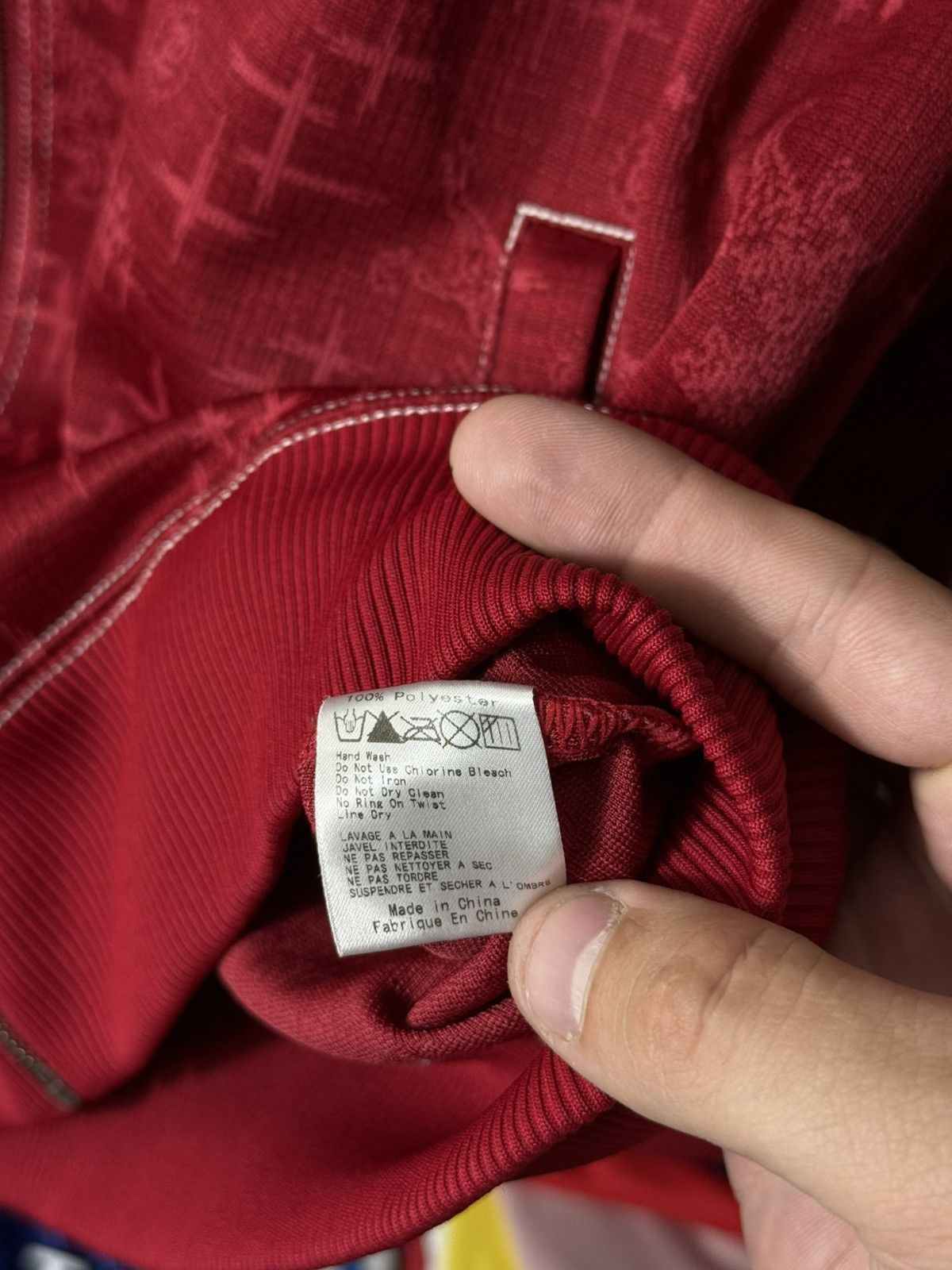 Onitsuka Tiger Onitsuka Tiger Track Jacket Red Full Zip Y2K Japan Style S Size US S / EU 44-46 / 1 - 13 Thumbnail