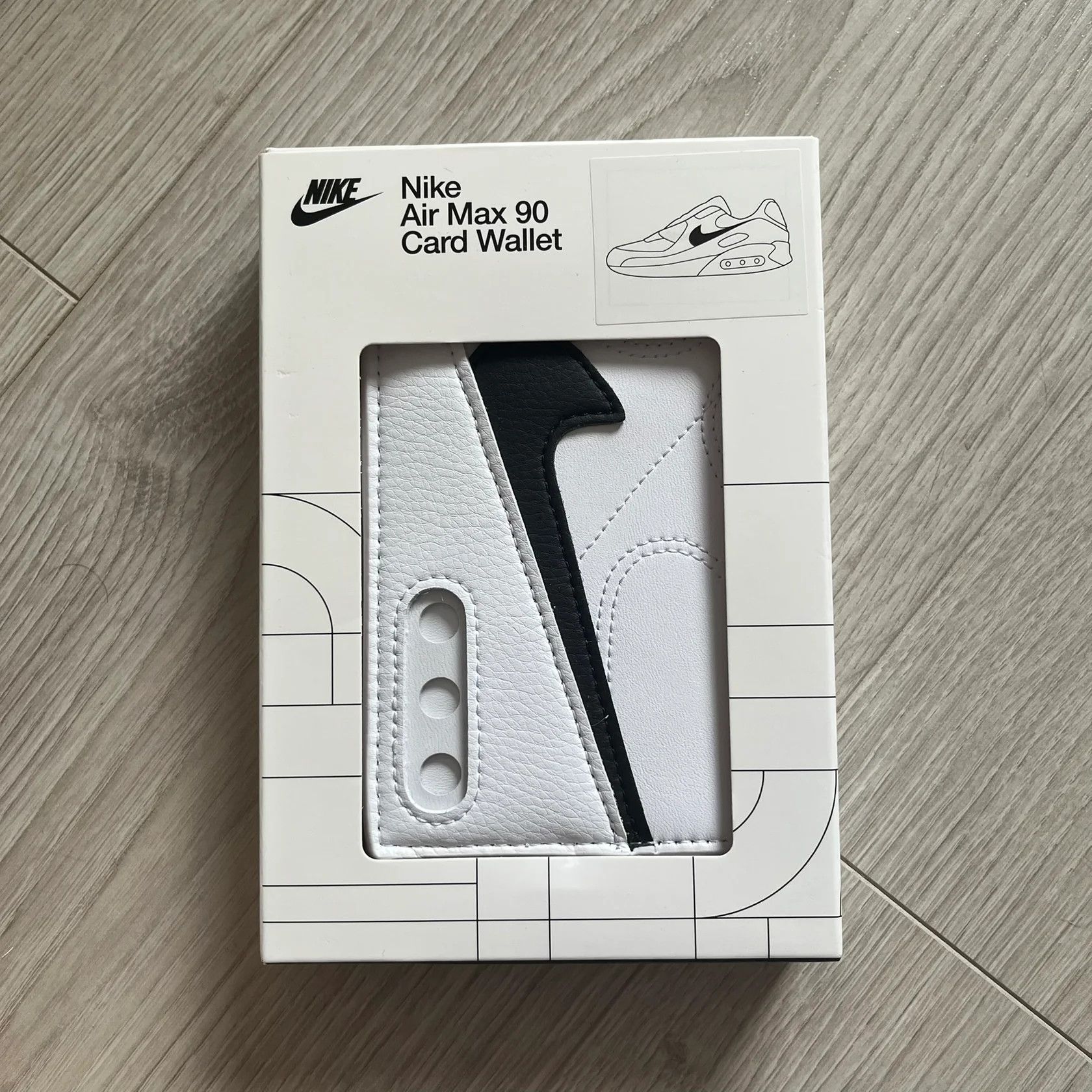Nike Icon Air Max 90 Card Holder White Size ONE SIZE - 5 Thumbnail