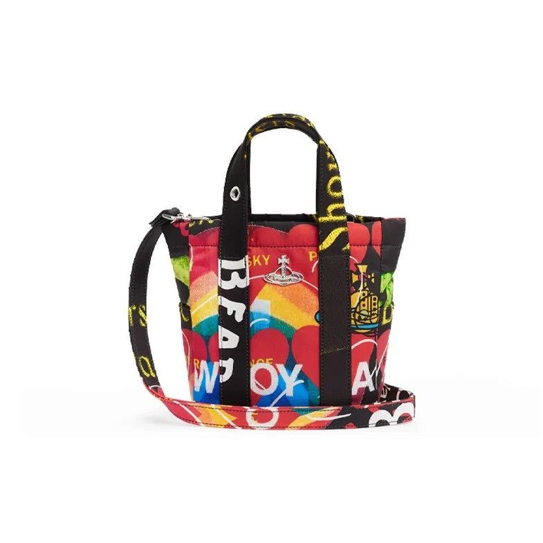 Vivienne Westwood $715 Vivienne Westwood Murray Small Tote Bag Size ONE SIZE - 1 Thumbnail