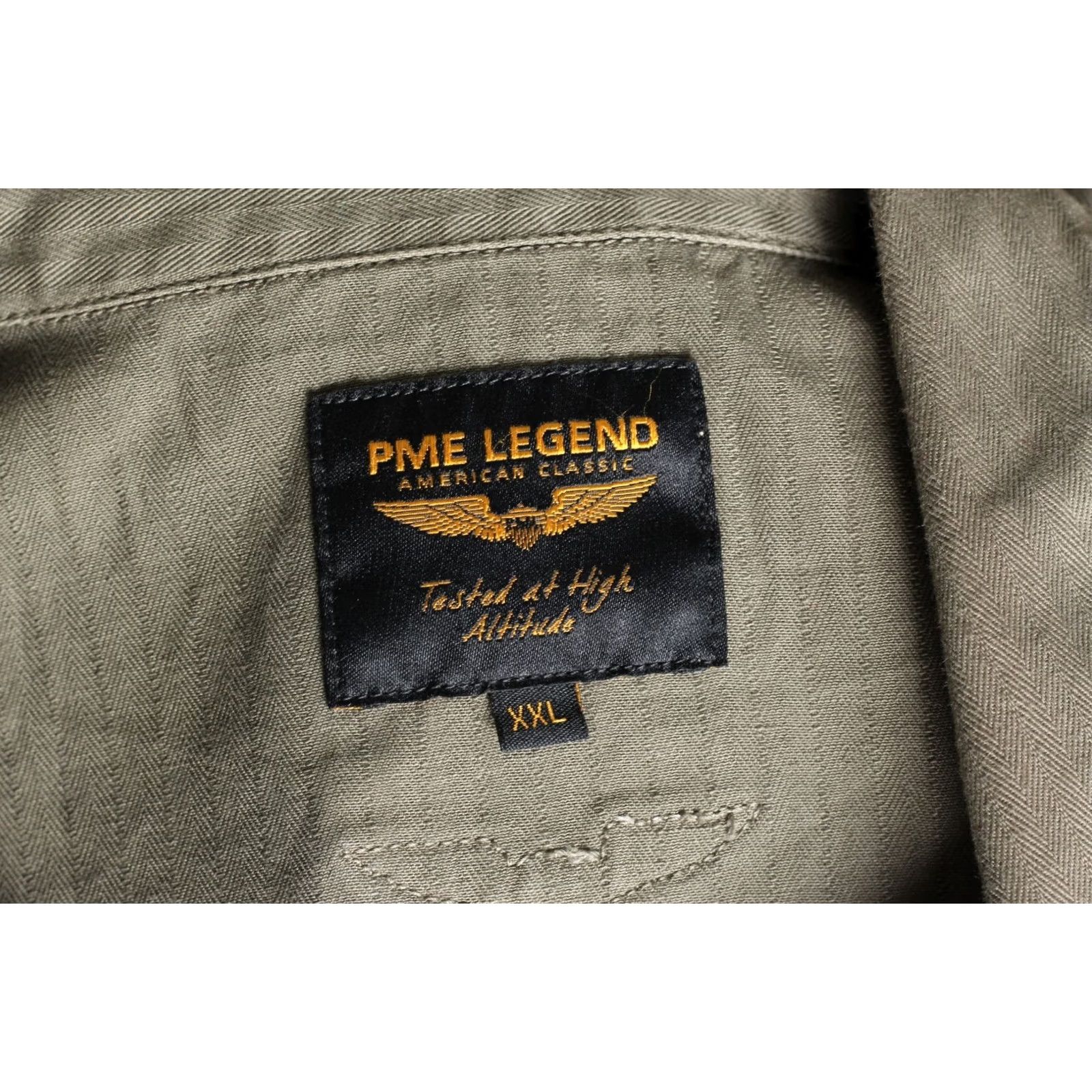 Vintage PME Legend AVIATOR Overshirt Jacket Men XXL Olive Logo Casual All Seasons Regular Fit Mid-Length Jacket Mens Size US XXL / EU 58 / 5 - 6 Thumbnail