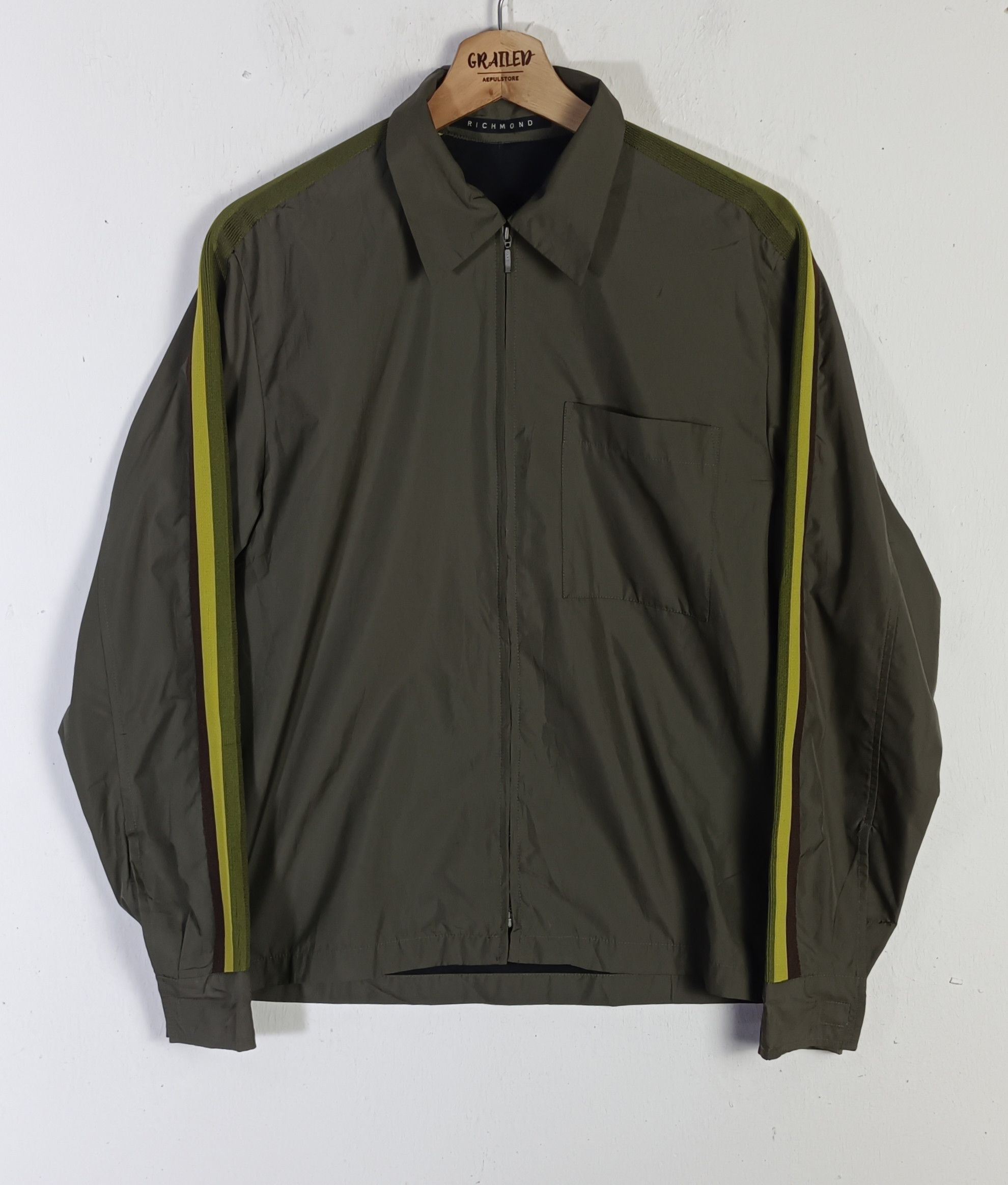 John Richmond Richmond Nylon Zipper Jacket Size US M / EU 48-50 / 2 - 1 Thumbnail