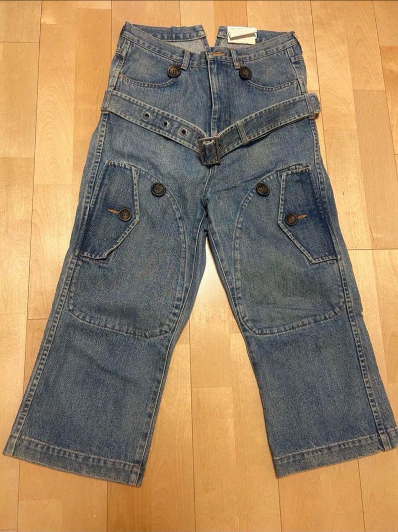 Junya Watanabe AD2005 Denim Cropped Pants