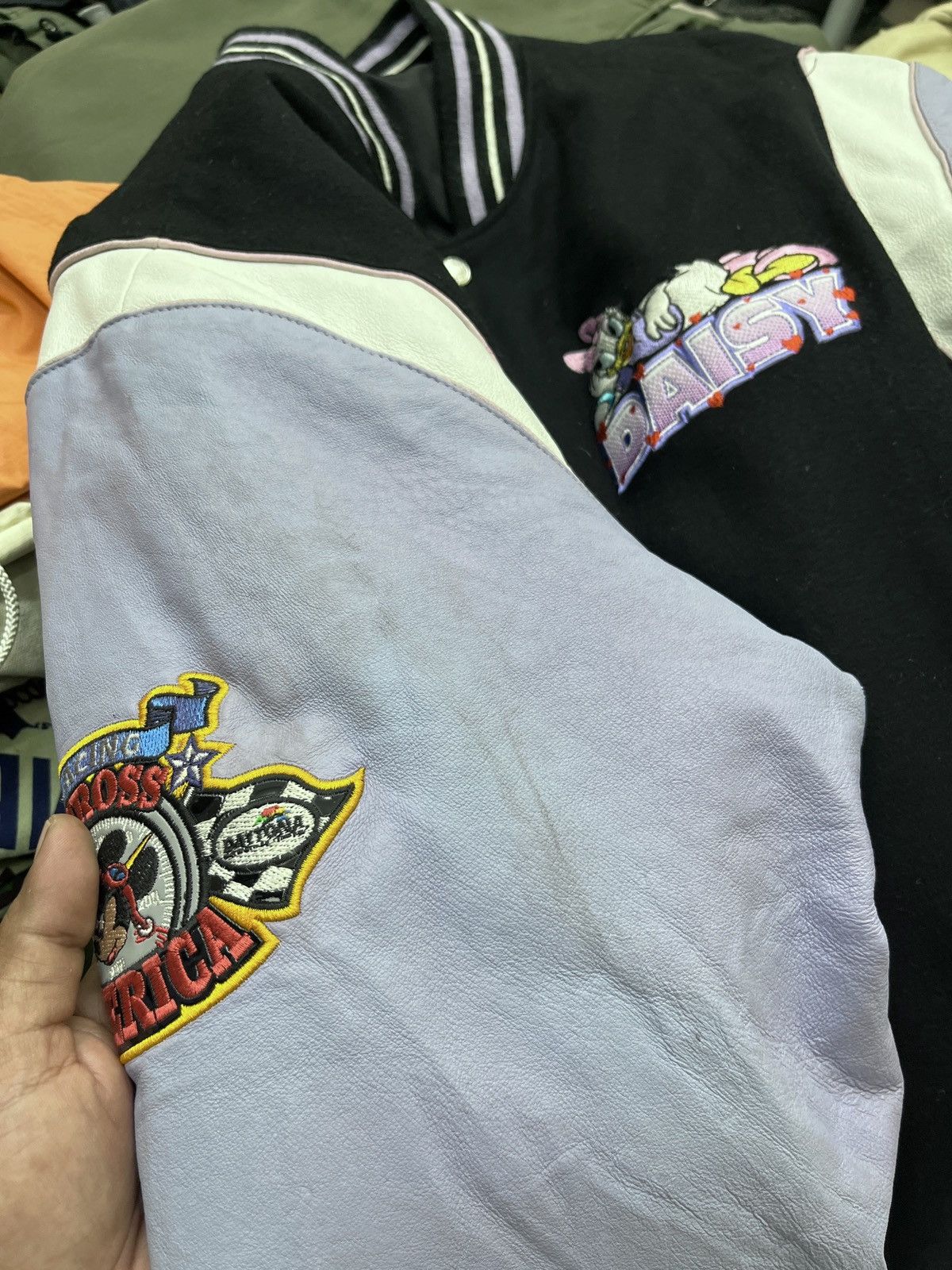 Jeff Hamilton 🔥🔥🔥JEFF HAMILTON DISNEY DAYTONA VARSITY REVERSIBLE JACKET Size US L / EU 52-54 / 3 - 19 Thumbnail
