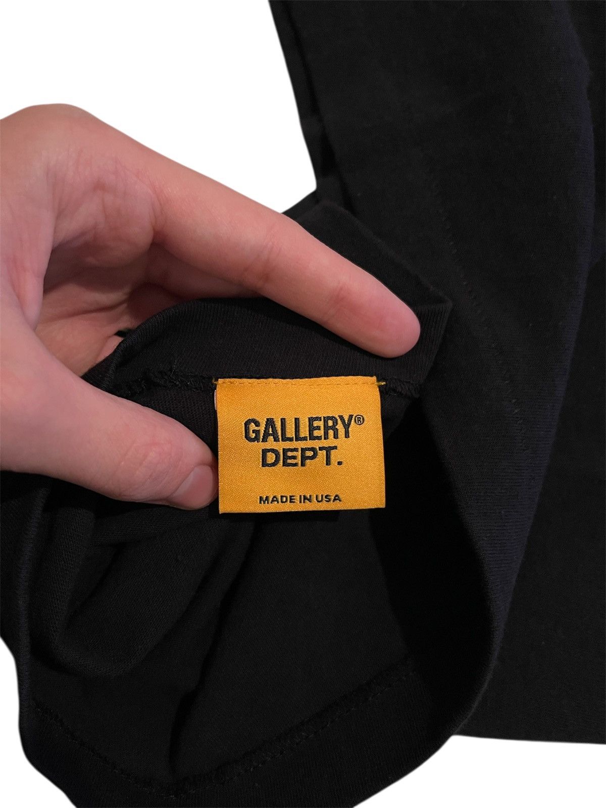 Gallery Dept. Gallery Dept Black T-Shirt Size US S / EU 44-46 / 1 - 4 Thumbnail
