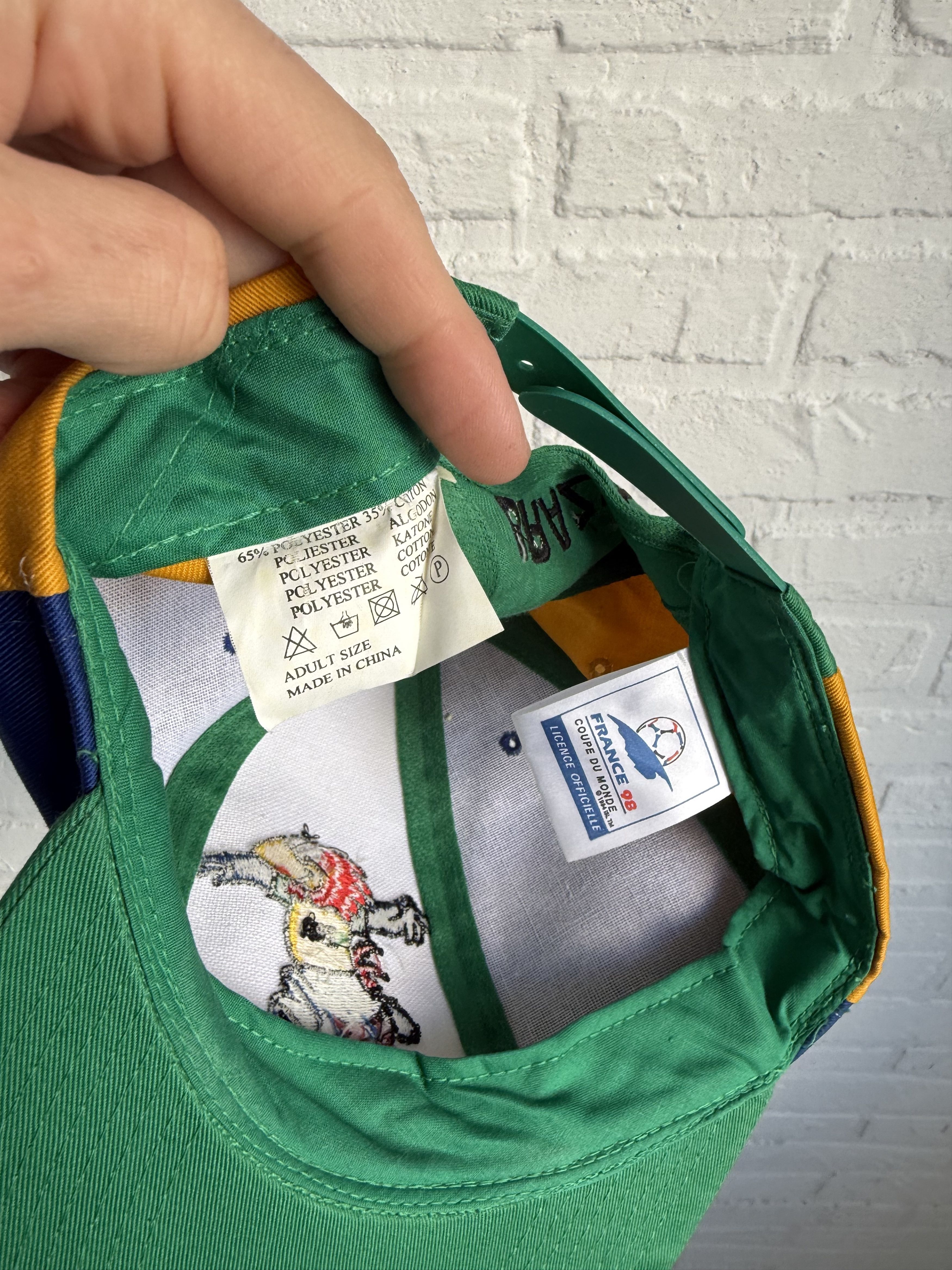 Vintage Vintage 1998 FIFA World Cup Brazil cap Size ONE SIZE - 5 Thumbnail