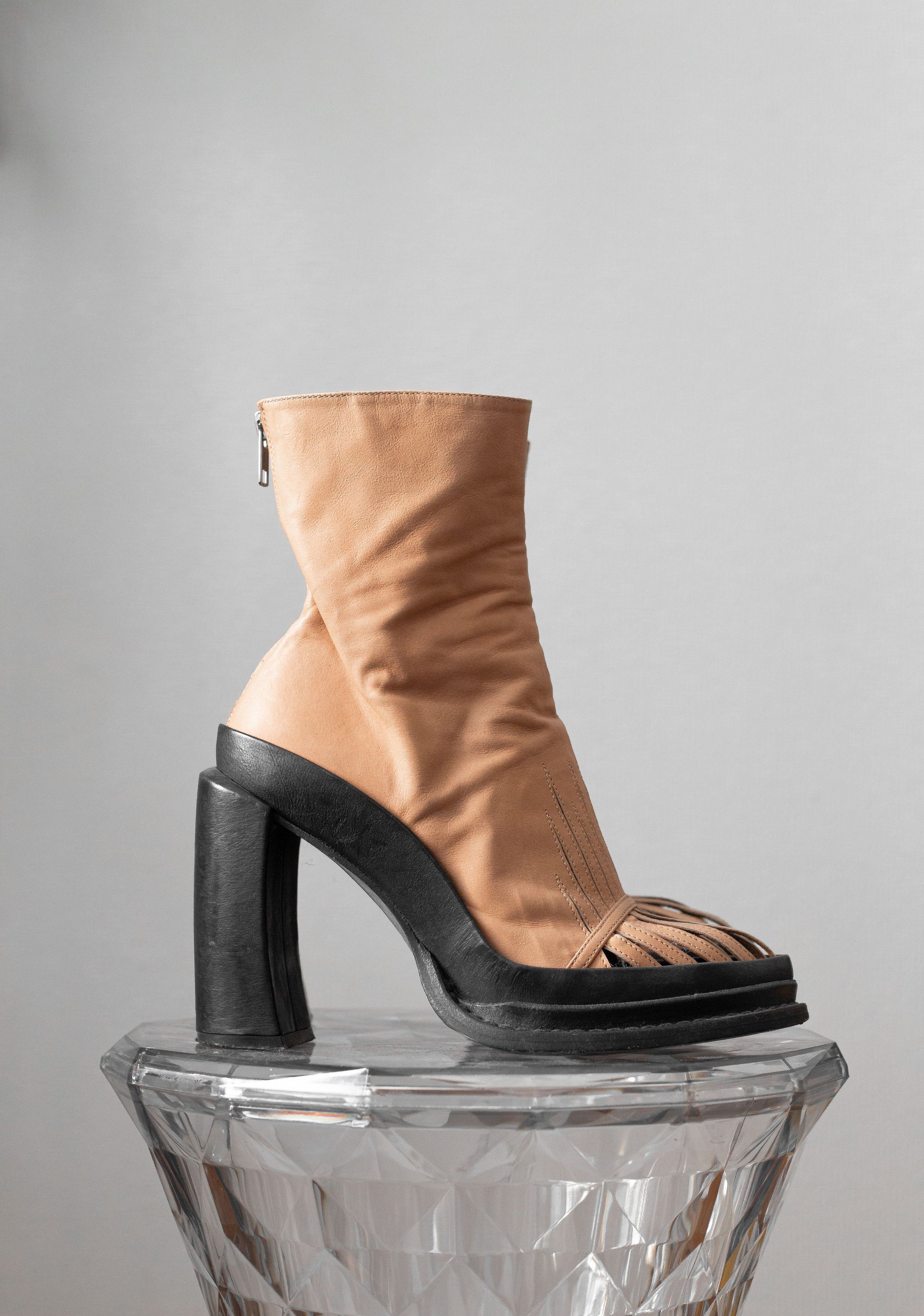 Ann Demeulemeester 2014SS leather boots Size US 8.5 / IT 38.5 - 1 Thumbnail