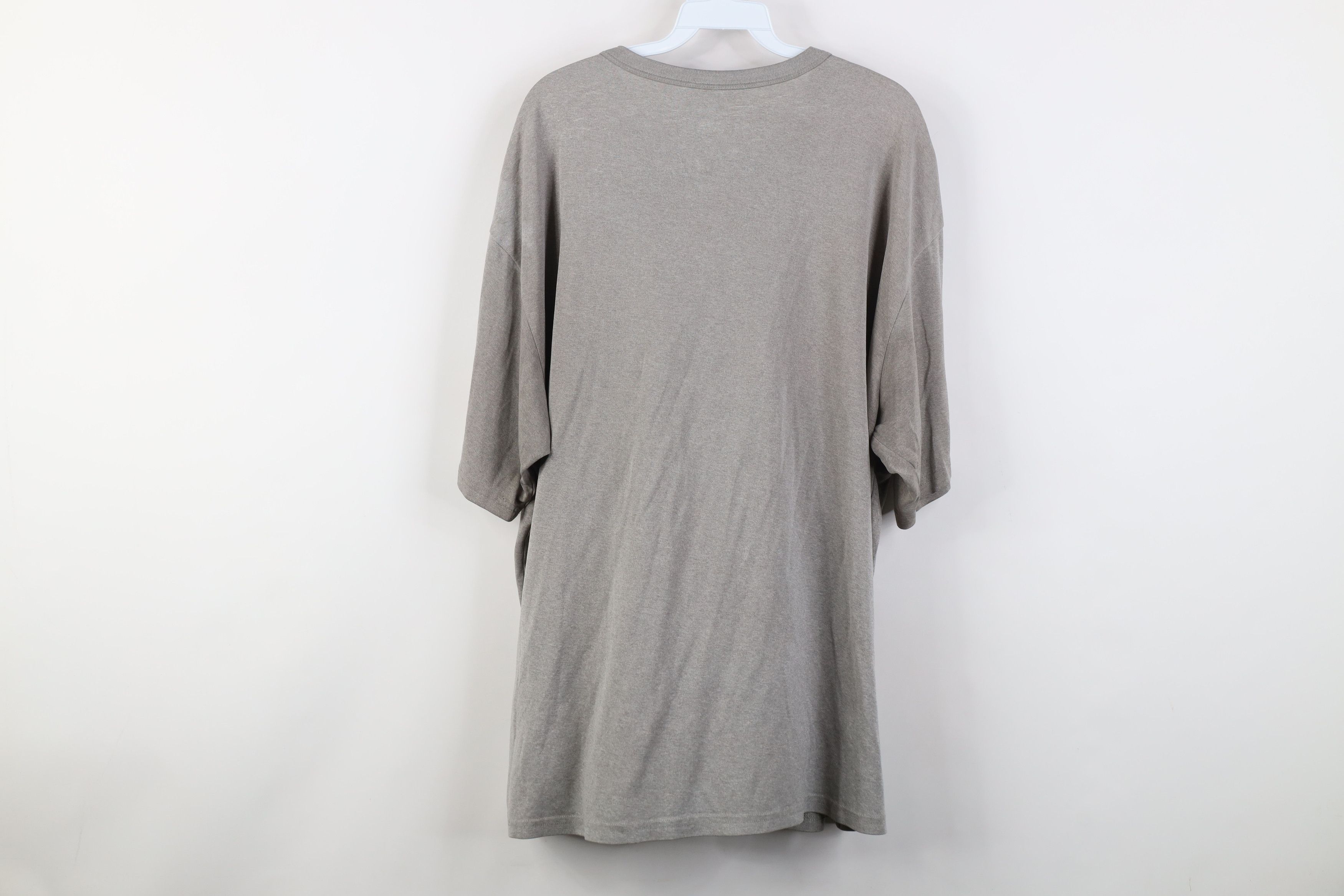 Nike Vintage Nike Travis Scott Mini Swoosh Knit T-Shirt Gray Size US XXL / EU 58 / 5 - 12 Thumbnail