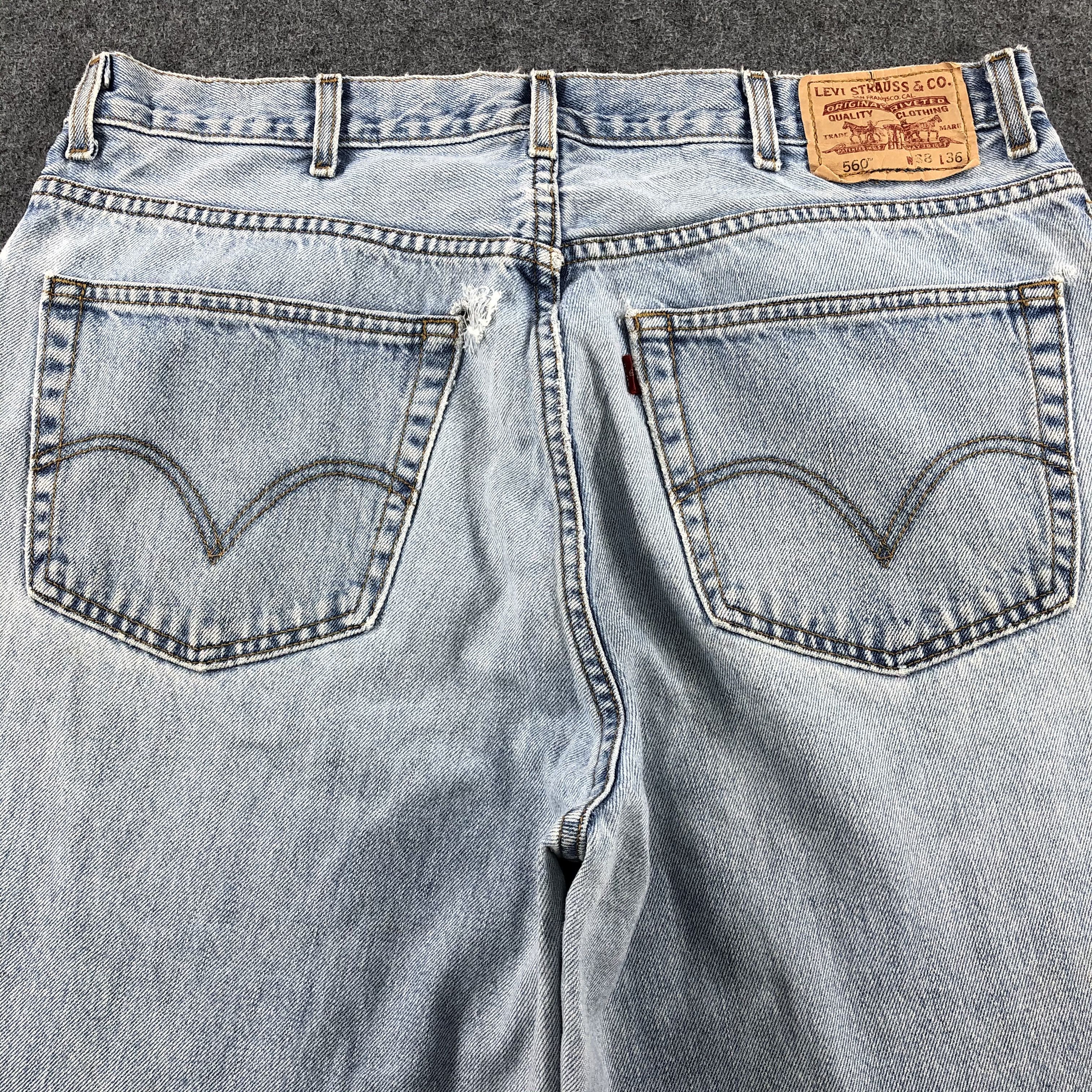 Levi's × Vintage Vintage Light Wash Levis 560 Jeans-JM1781 Size US 38 / EU 54 - 4 Thumbnail