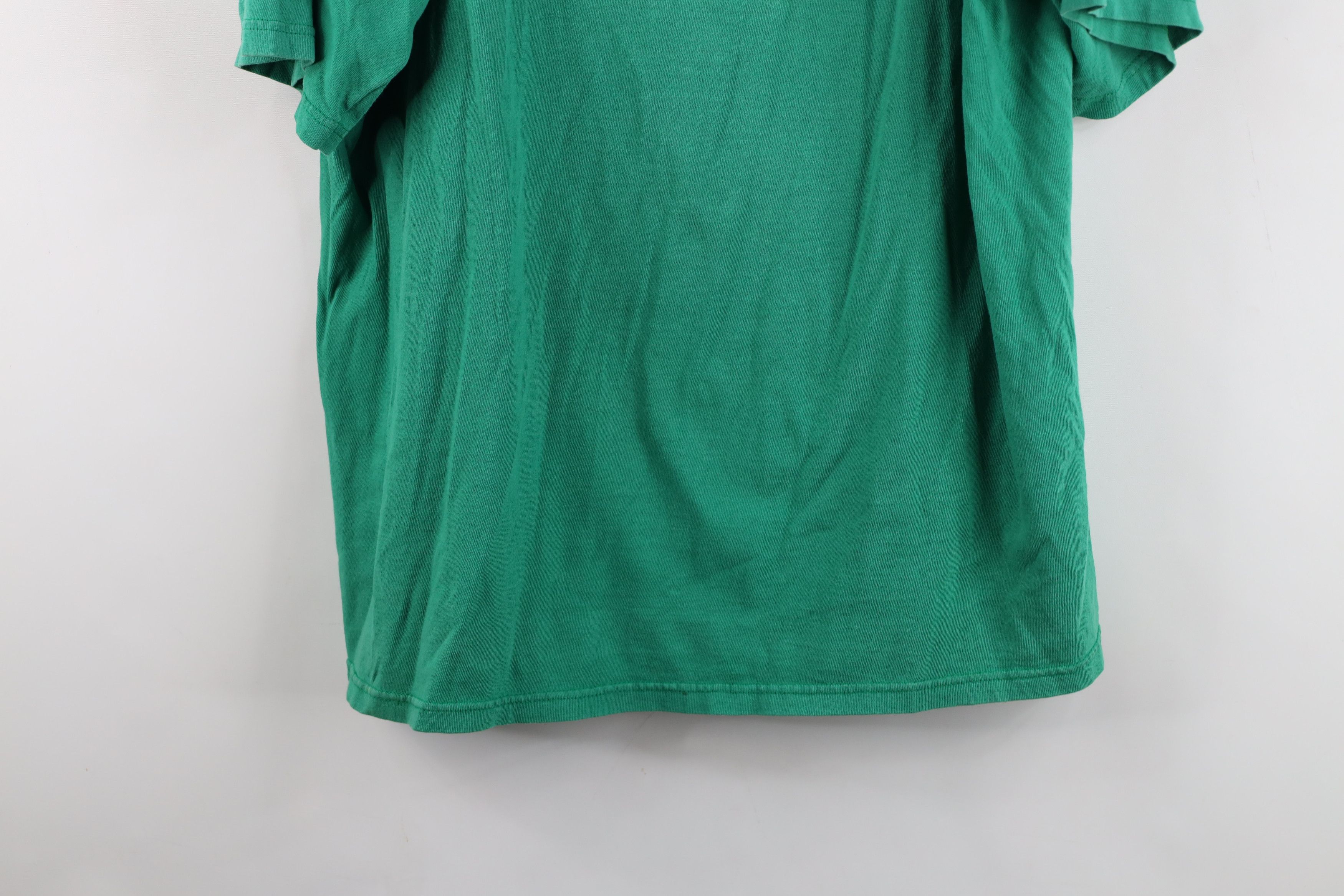 Adidas Vintage 90s Adidas Spell Out Big Logo T-Shirt Green USA Size US L / EU 52-54 / 3 - 3 Thumbnail