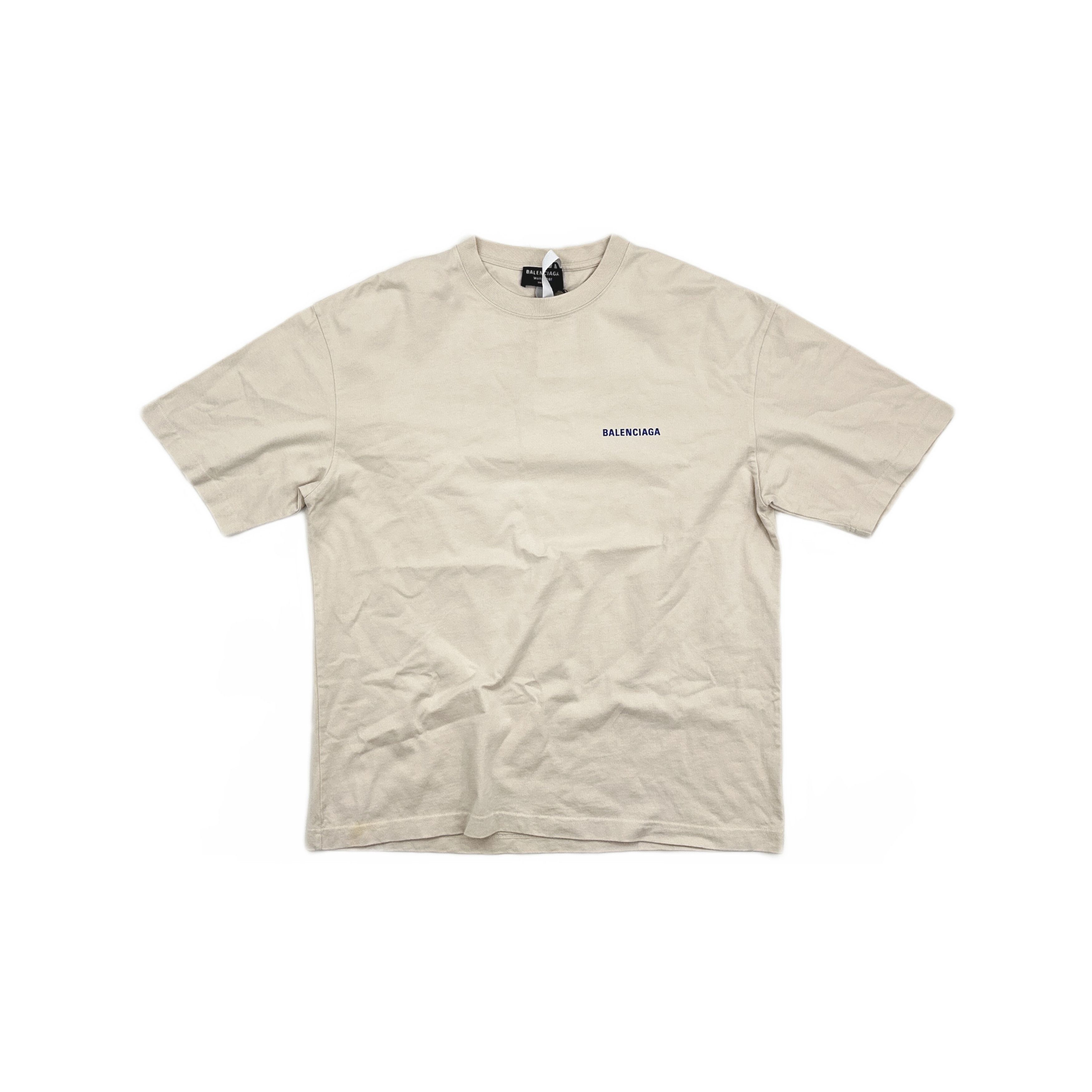 Balenciaga Balenciaga Back Logo T-Shirt Size M Size US M / EU 48-50 / 2 - 1 Thumbnail