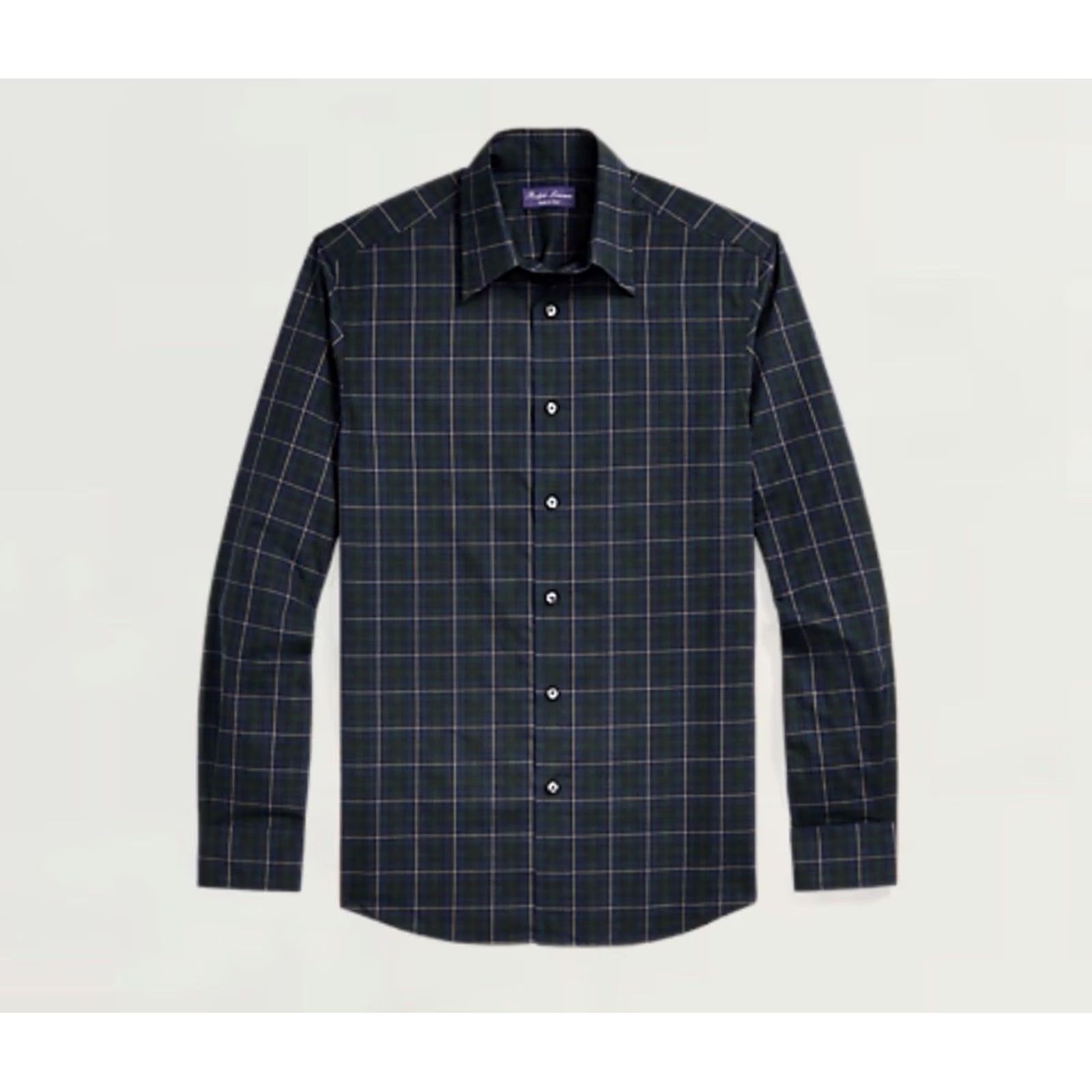 Ralph Lauren Purple Label Ralph Lauren Purple Label Shirt Blackwatch Navy Plaid Men 2XL NWT 95 Size US XXL / EU 58 / 5 - 7 Thumbnail