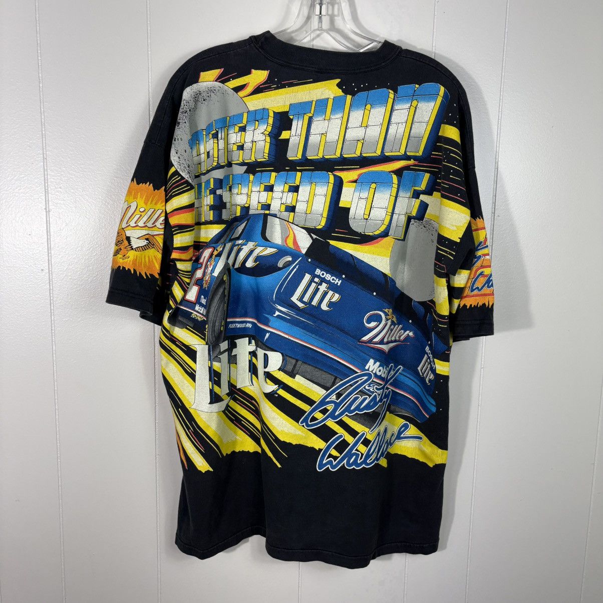 NASCAR Rusty Wallace Vintage 1997 AOP All Over Print Miller Lite T Size US L / EU 52-54 / 3 - 7 Thumbnail