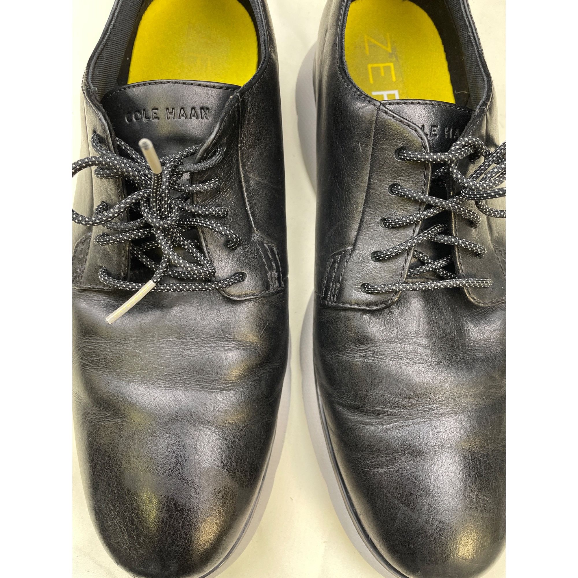 Cole Haan Cole Haan Zerogrand Men's Black Leather Casual Shoes / Oxfor Size US 8.5 / EU 41-42 - 8 Thumbnail