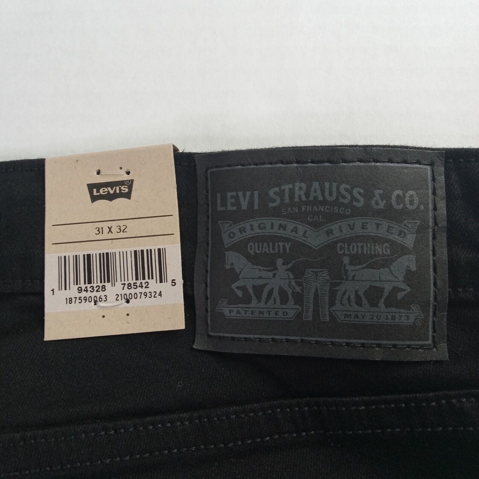 Levi's Levi's 725 High-Rise Bootcut Jeans Women's Size 31x32 Black Size 31" - 10 Thumbnail