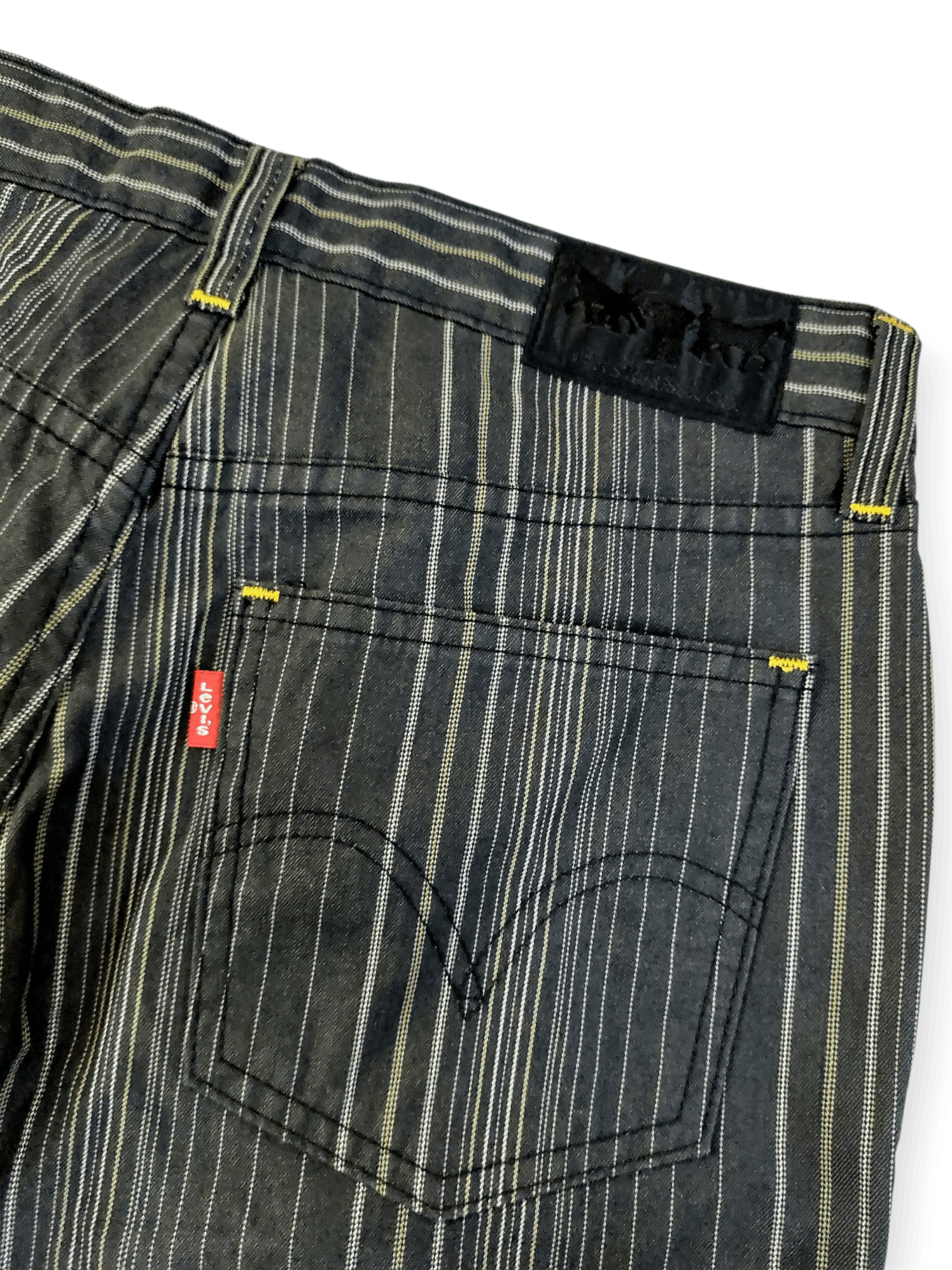 Levi's Levi's Premium Red Tag Line Stripes Sashiko Style Pants Size US 29 - 7 Thumbnail