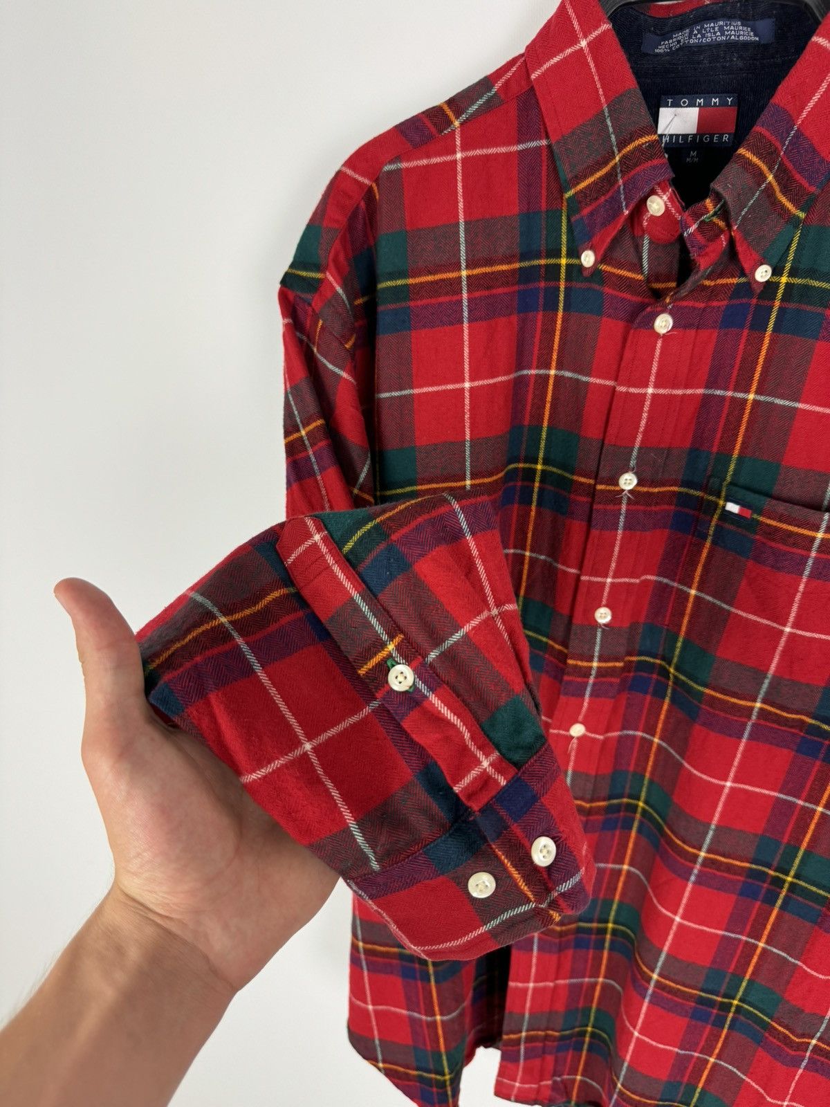 Flannel × Tommy Hilfiger × Vintage Vintage Y2K Tommy Hilfiger Flannel Check Button Up Shirt Size US M / EU 48-50 / 2 - 6 Thumbnail
