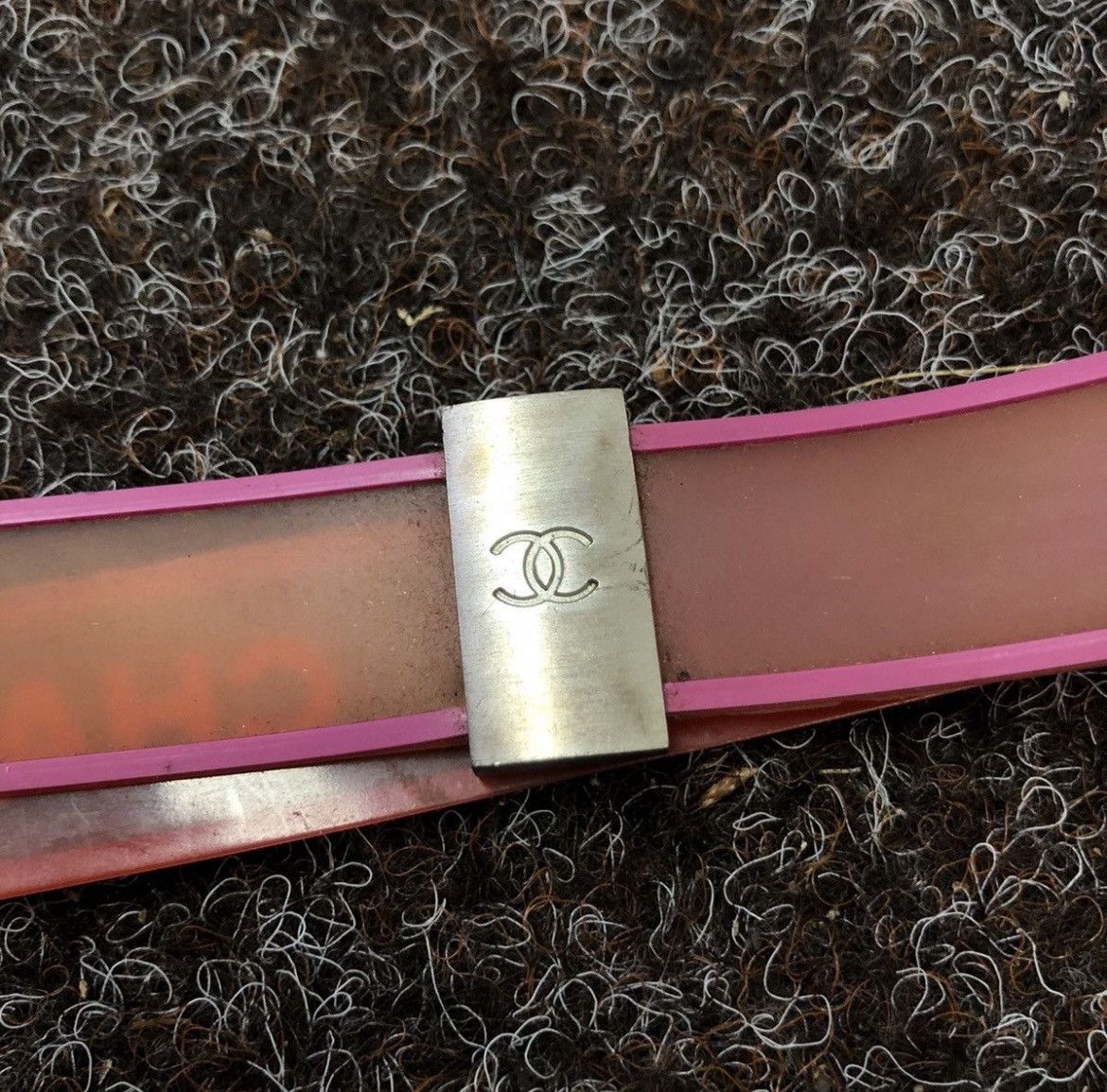 Chanel Chanel sample 2000s archive rubber belt Size ONE SIZE - 4 Thumbnail