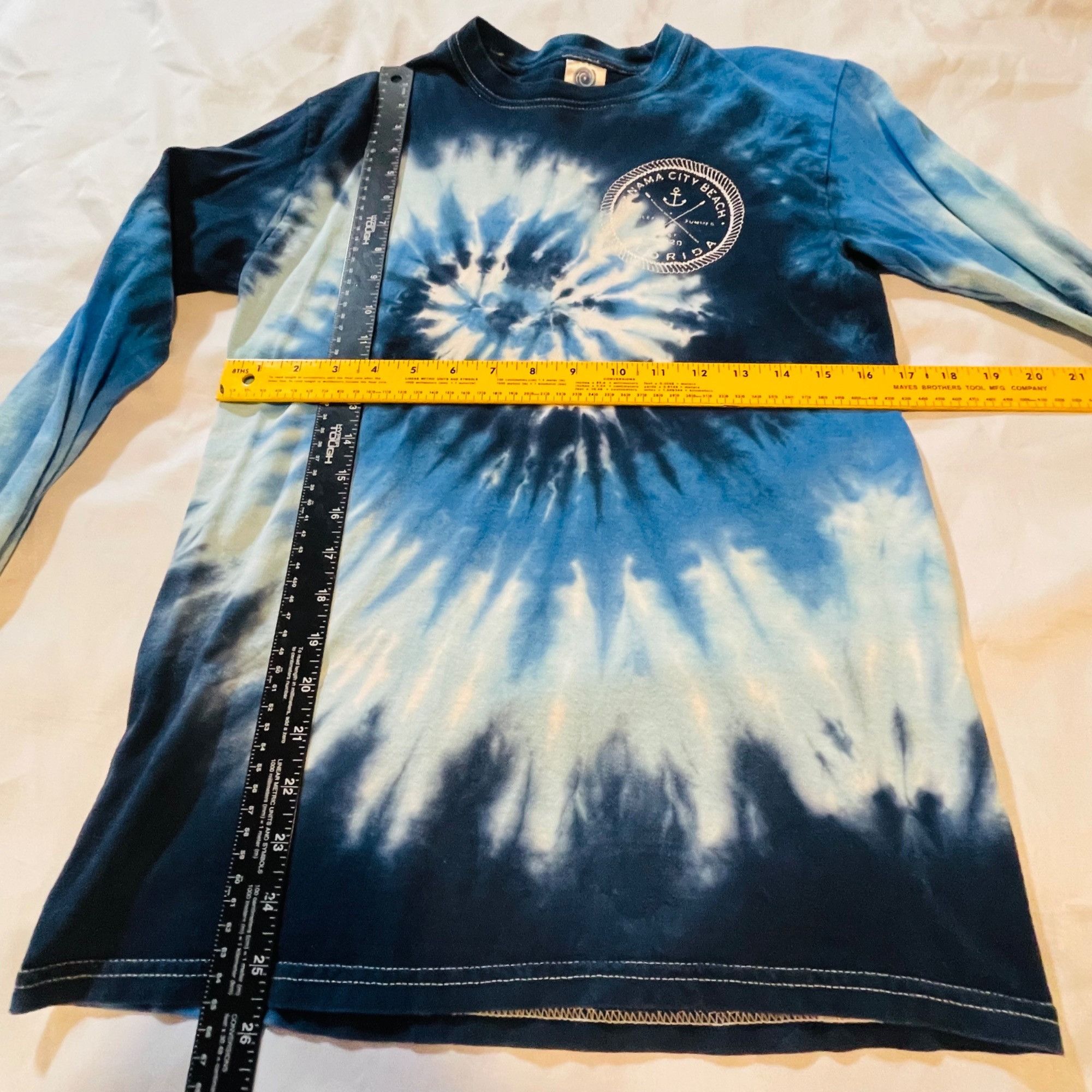 Other Panama City Beach Florida Colortone Tie-Dye Long Sleeve Shir Size US S / EU 44-46 / 1 - 6 Thumbnail