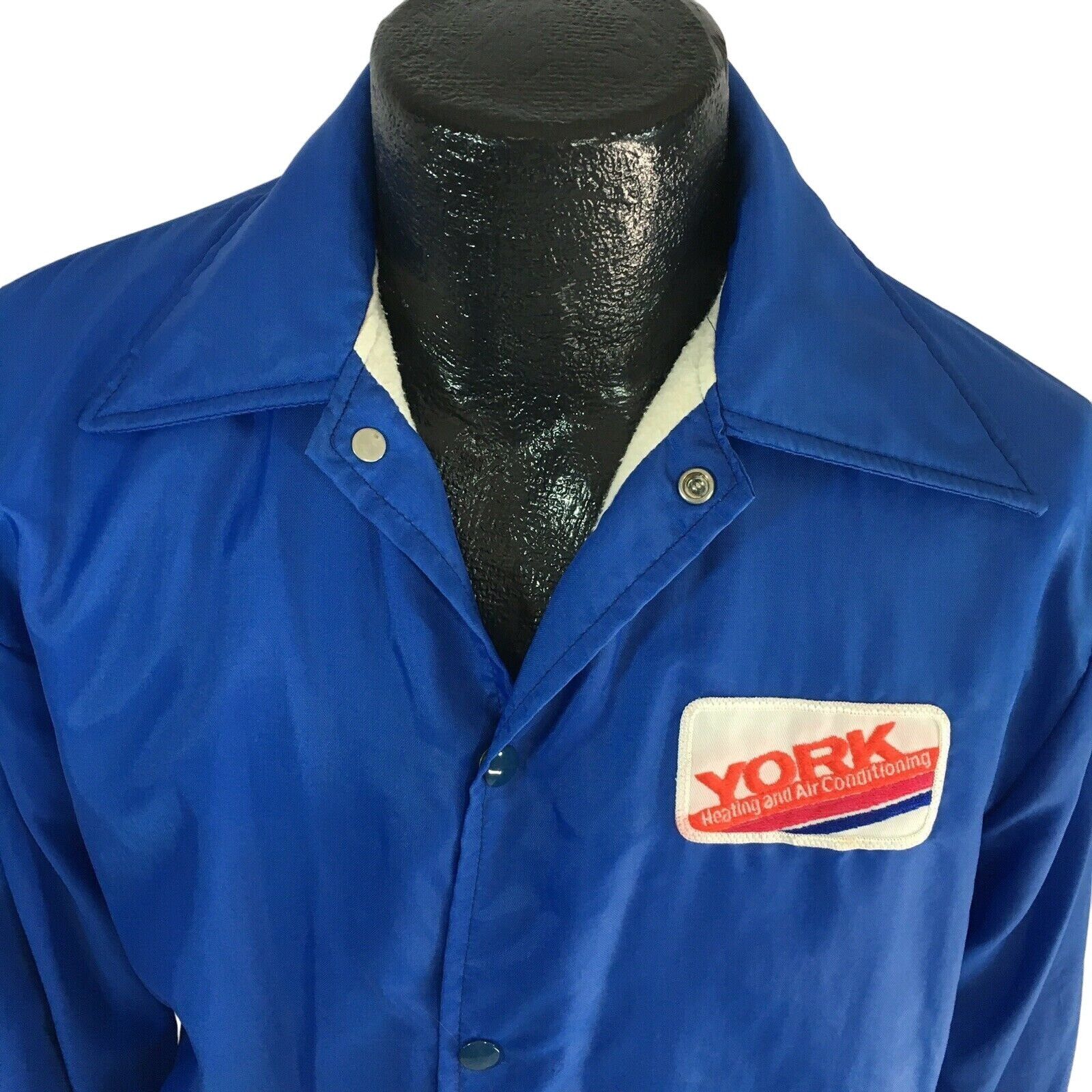 Holloway Vtg Holloway Nylon YORK Heating AC Air Conditioning Jacket Size US S / EU 44-46 / 1 - 2 Thumbnail