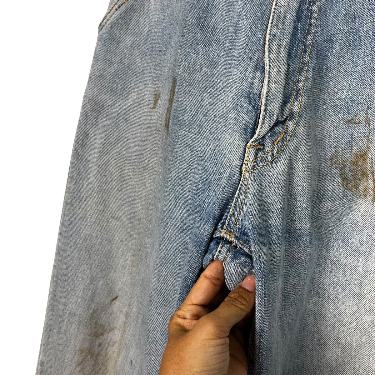 Japanese Brand Vintage Big Born Denim Jeans Size US 28 / EU 44 - 13 Thumbnail