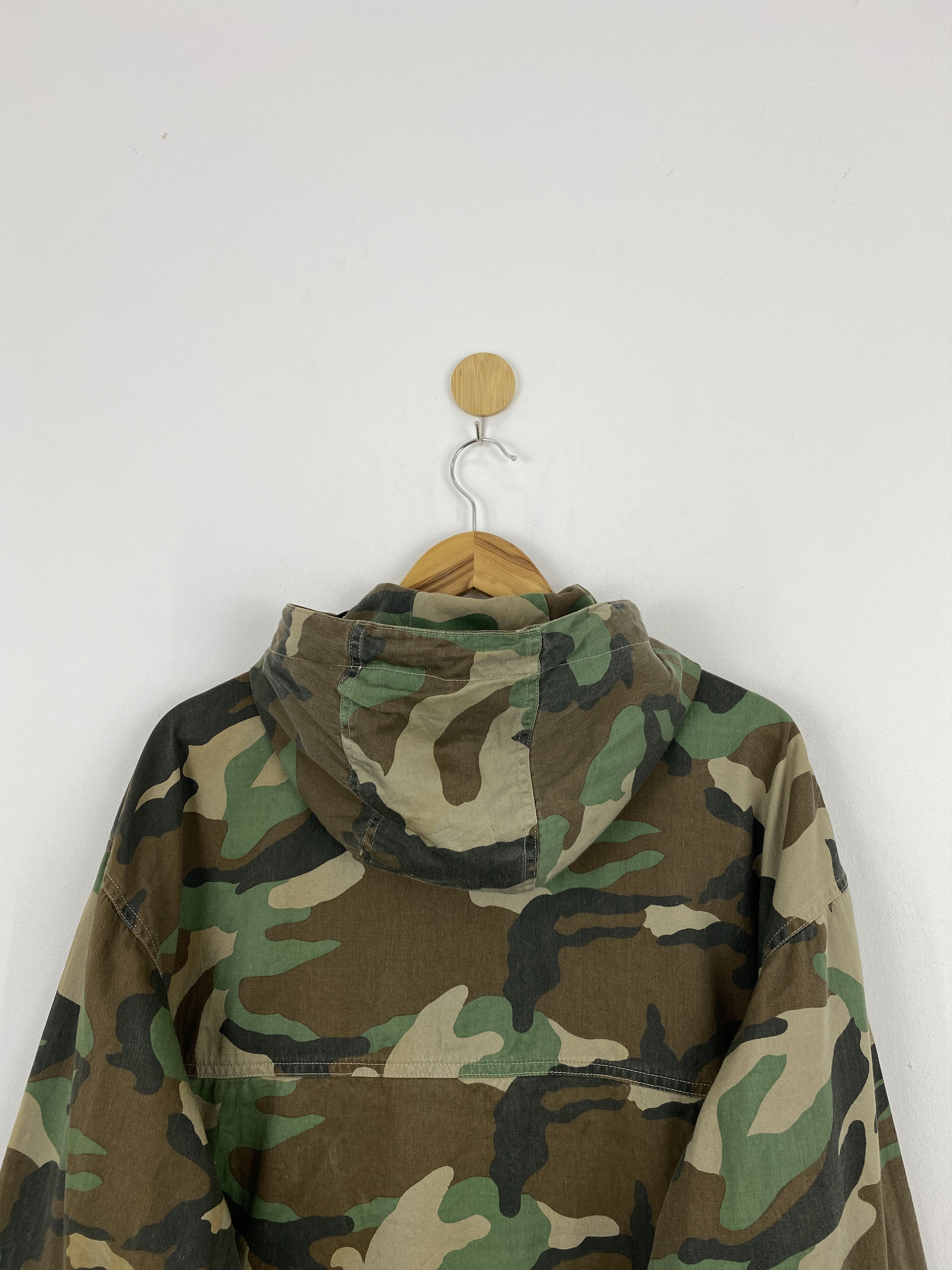 Vintage Vintage 90s Military US Army Camouflage Hoodie Jacket J1735 Size US M / EU 48-50 / 2 - 6 Thumbnail