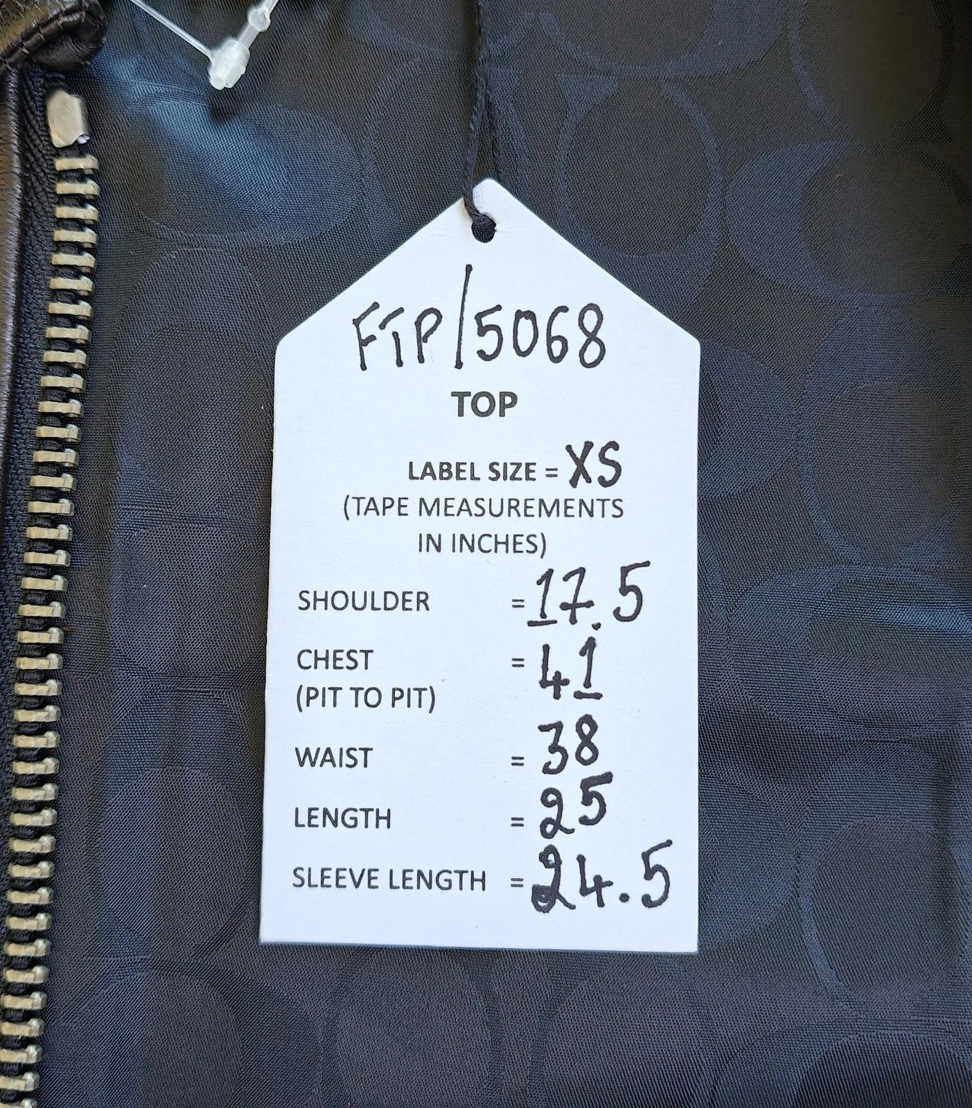 Coach Coach Leather Jacket FTP 5068 Size US XS / EU 42 / 0 - 4 Thumbnail