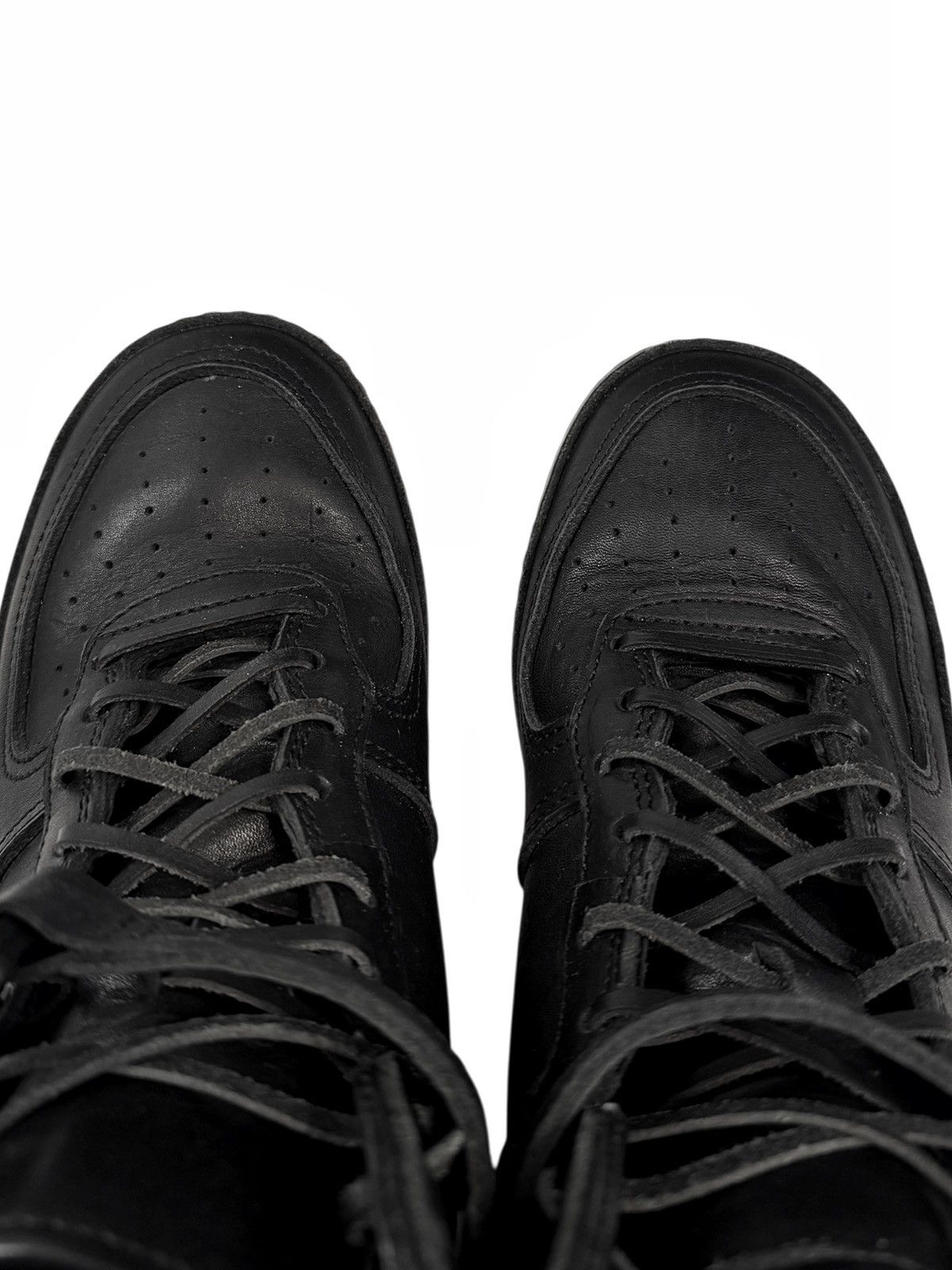 Hender Scheme Sz4 MIP-01 Air Force 1 AF1 Black Leather High Size US 9 / EU 42 - 5 Thumbnail