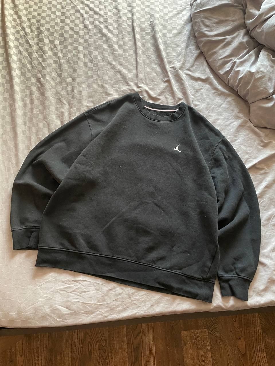 Jordan Brand Vintage Jordan Hoodie Sweatshirt Large Black XL rare Nike Size US XXL / EU 58 / 5 - 1 Thumbnail