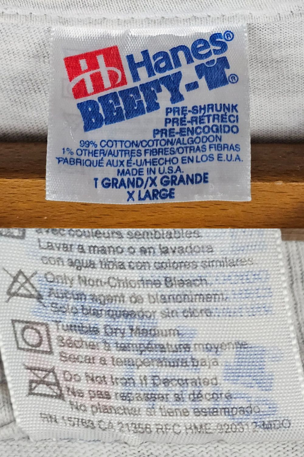 Hanes 1990 Alaska Polar Bear Tee - Hanes Beefy-T / XL Size US L / EU 52-54 / 3 - 9 Thumbnail